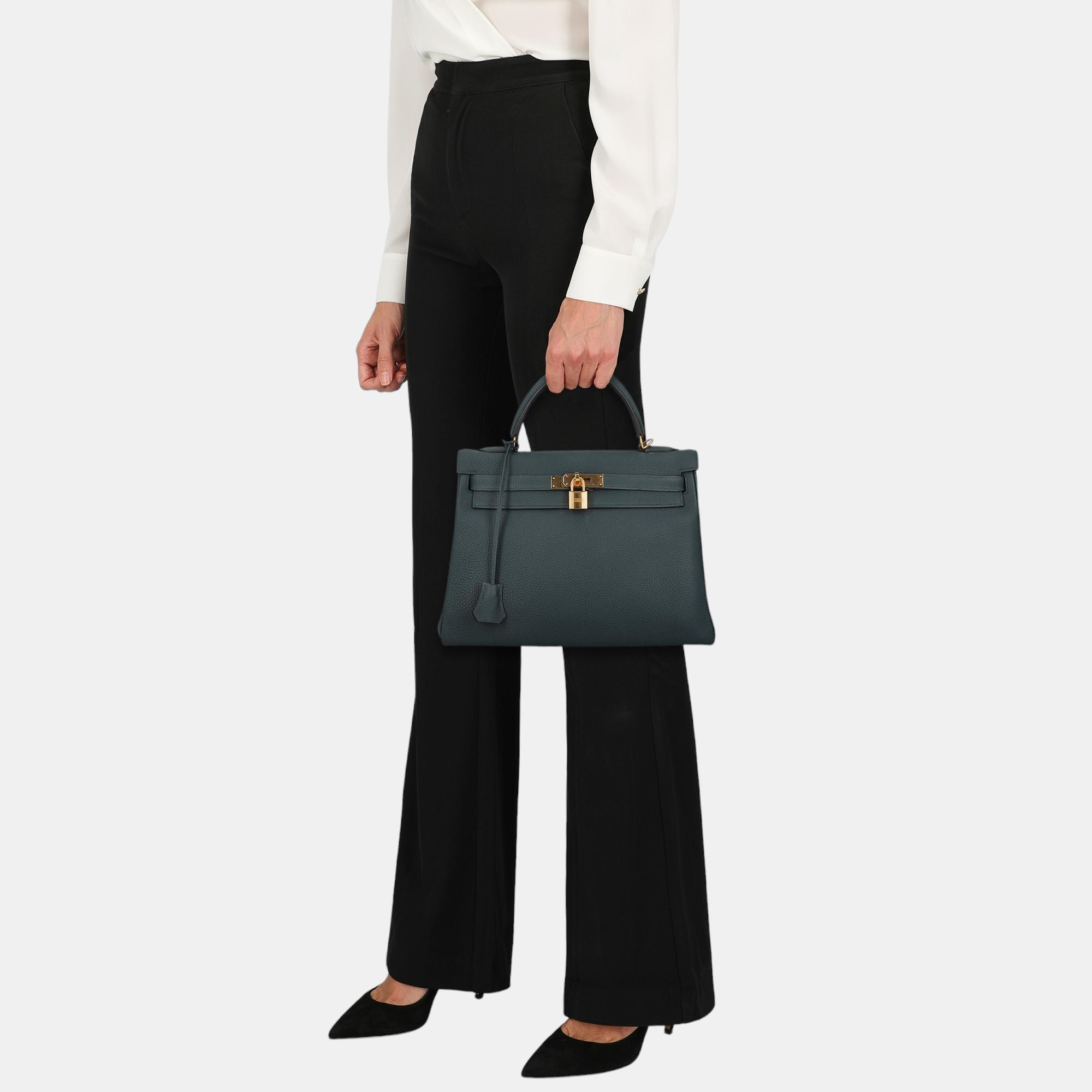 HermÃ¨s  Women's Leather Handbag - Green - One Size
