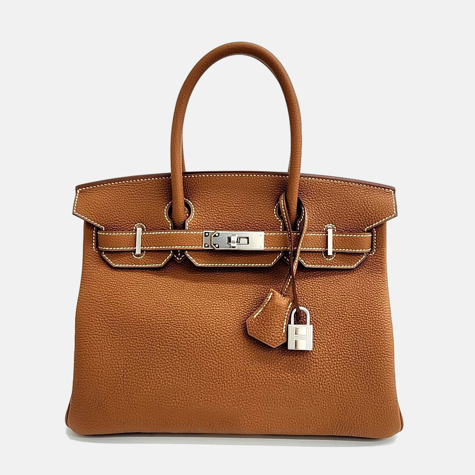 Hermes Birkin Brown Leather 30 (U) Bag