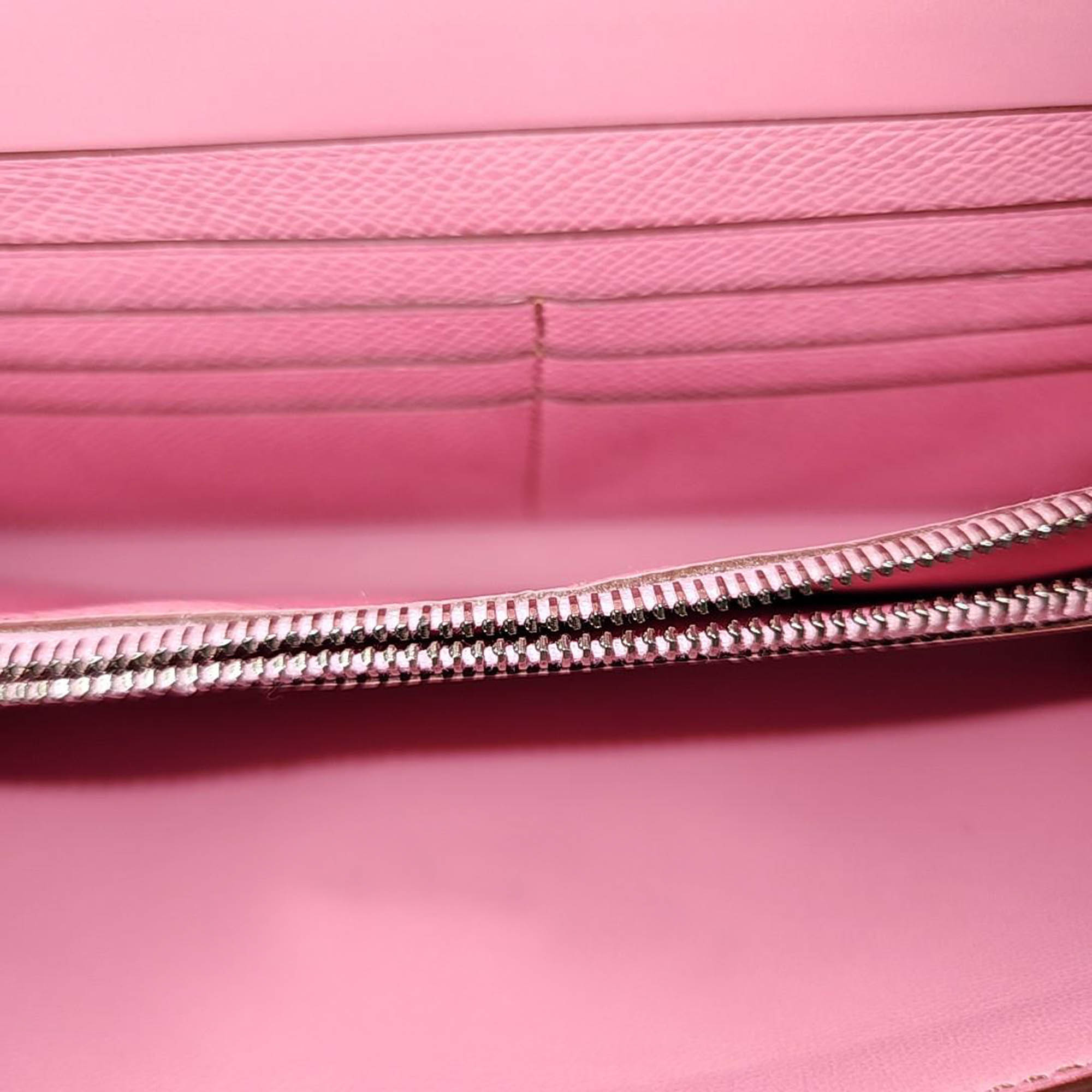 Hermes Pink Leather Constance Long Togo (Z) Bag
