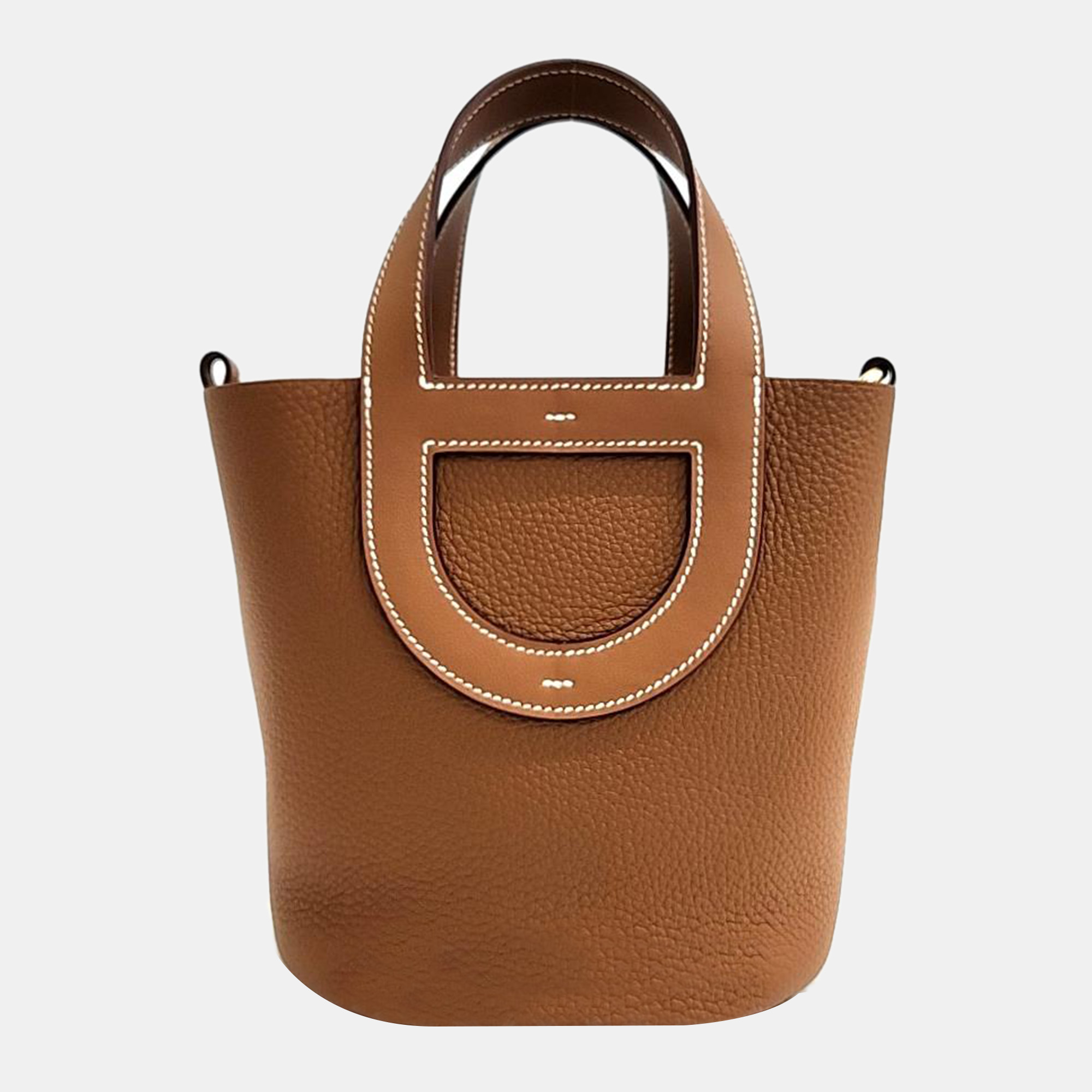 Hermes Leather Brown In The Loop Bag 18 (B)