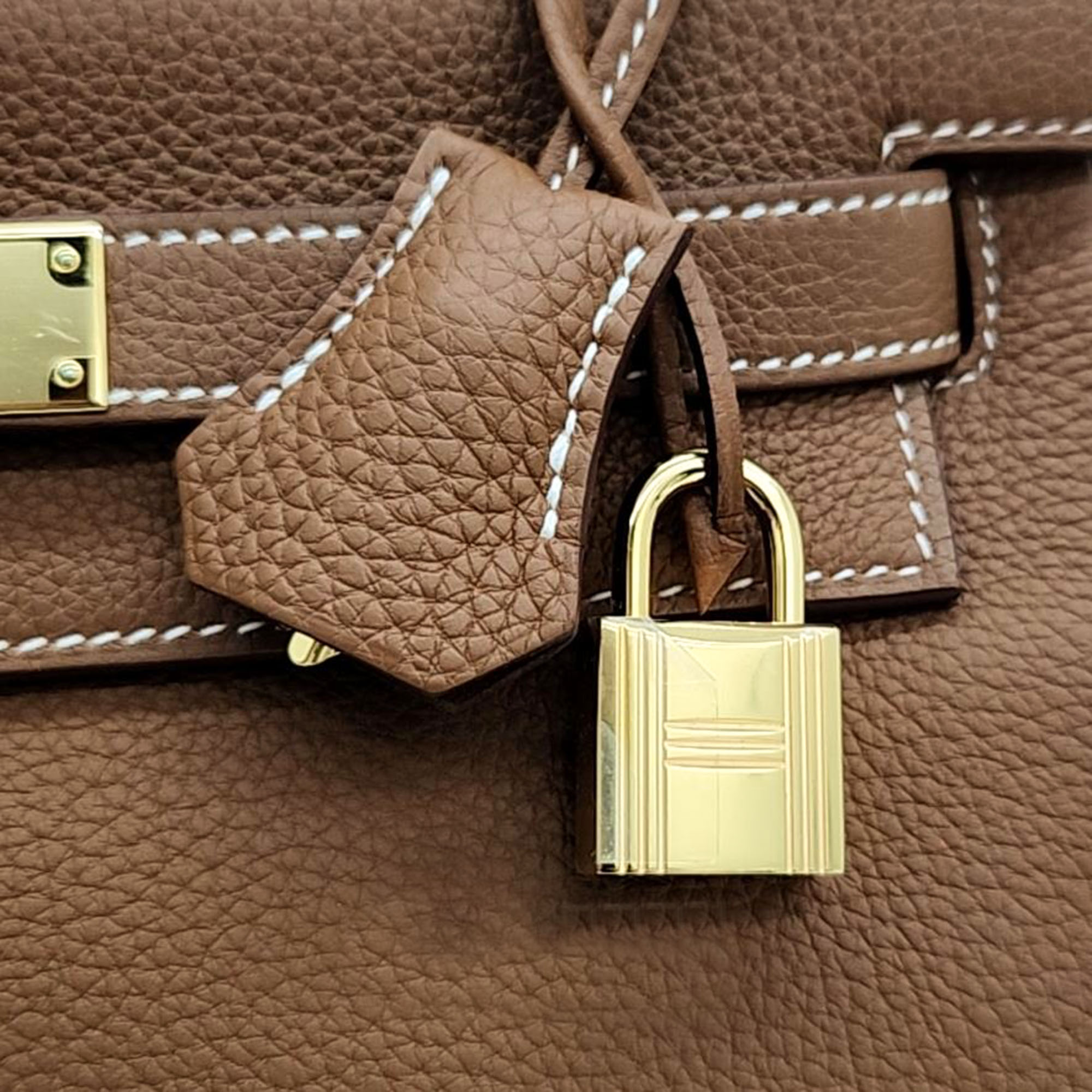 Hermes Leather Gold Kelly 28 (Z) Bag