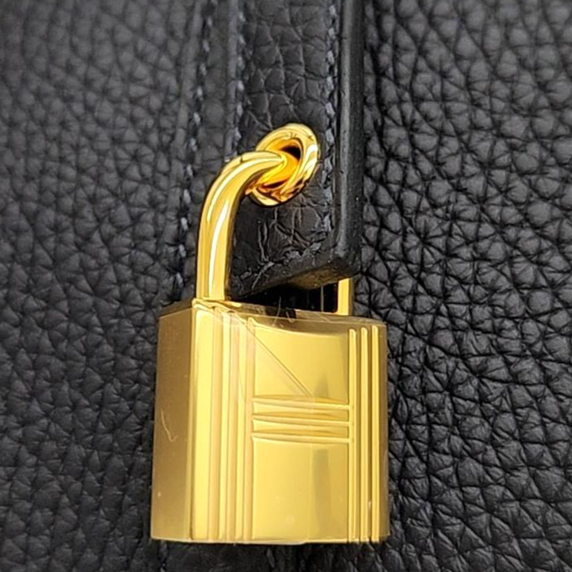Hermes Lock Pico Tan 22 (U) Bag
