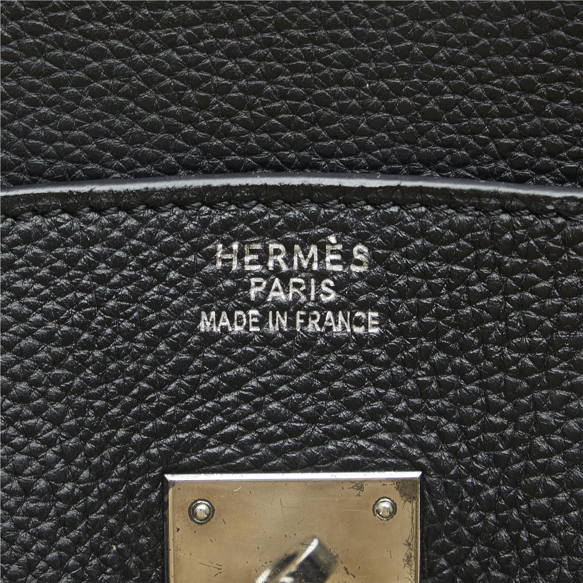 Hermes Black 2001 Togo Birkin 35