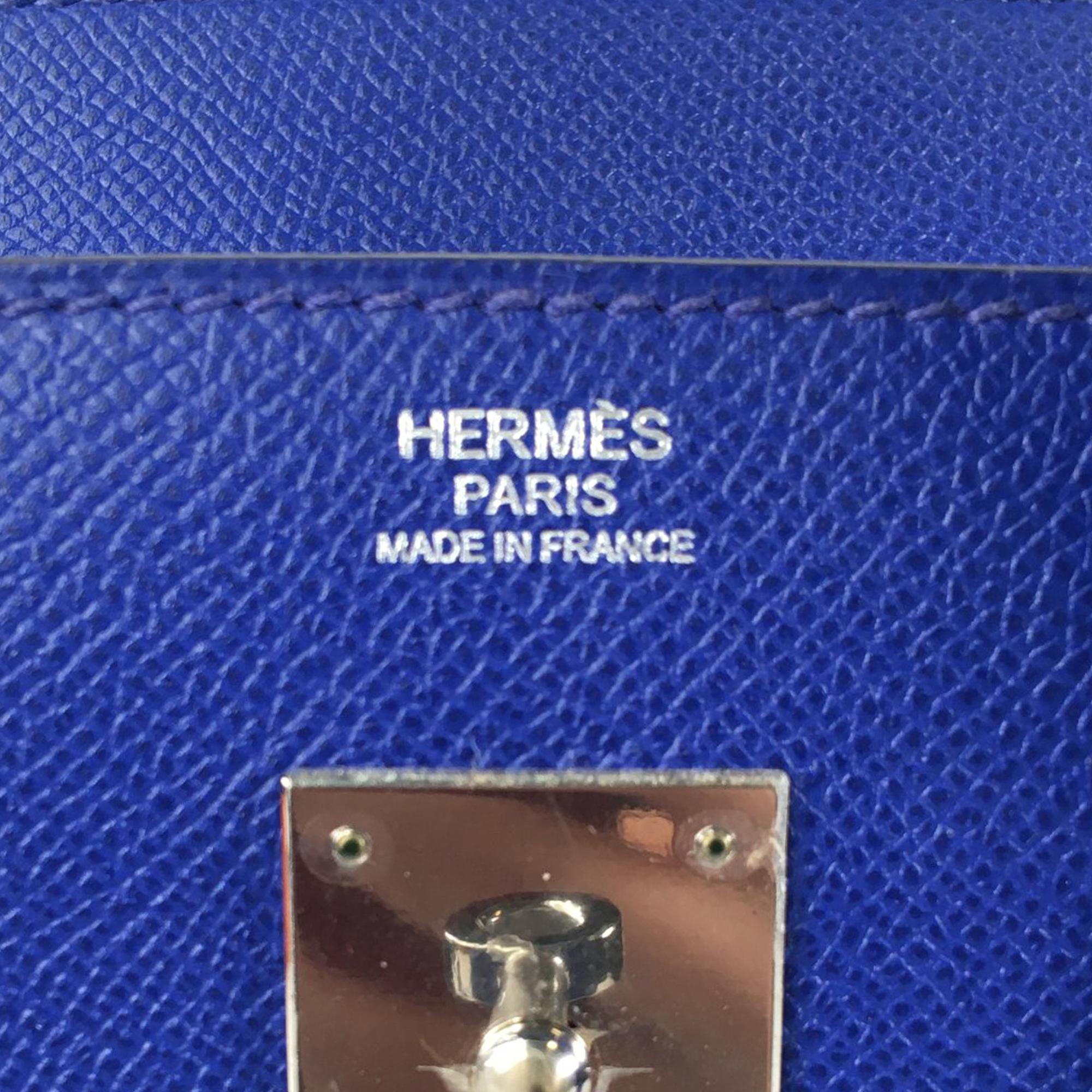 Hermes Blue Epsom Birkin 30