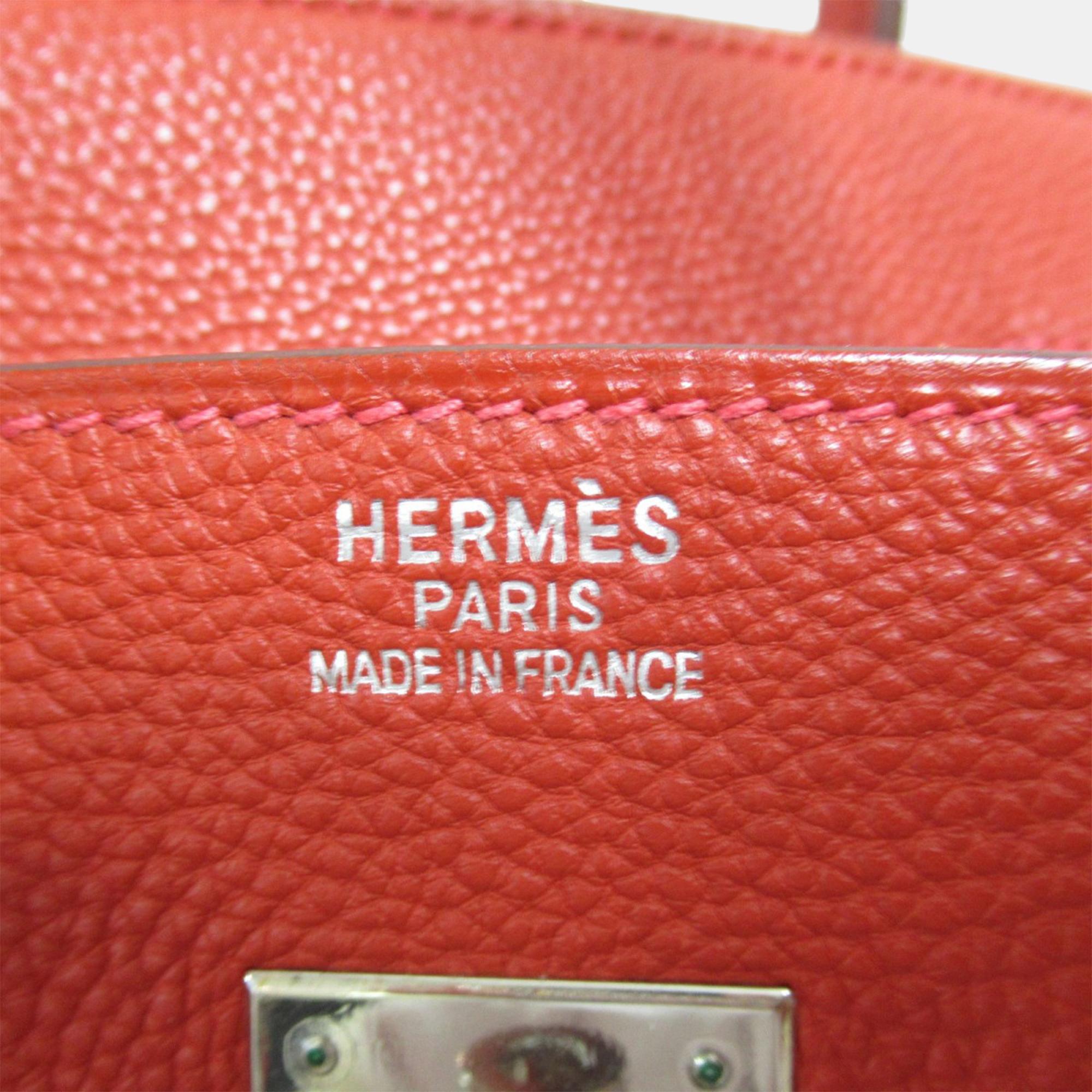 Hermes Red 2004 Togo Birkin Retourne 35