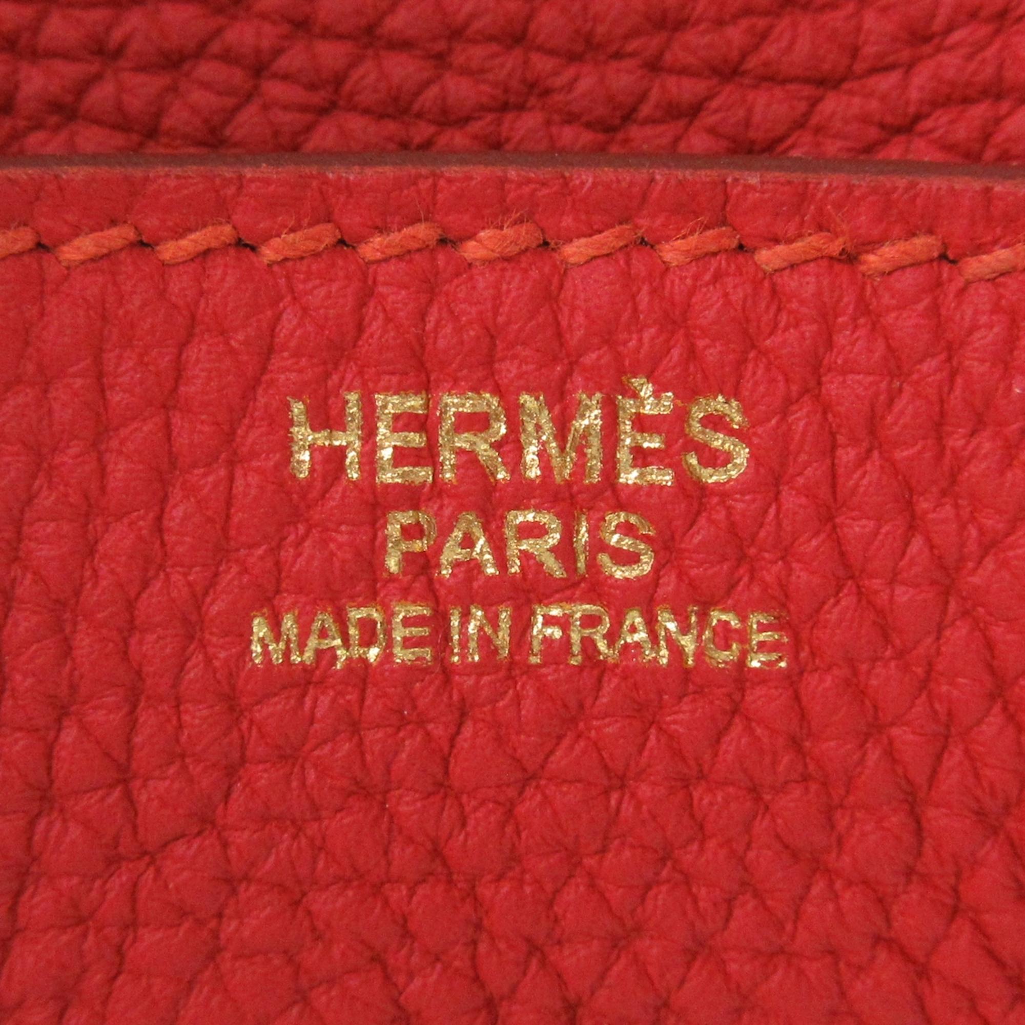 Hermes Red Togo Leather Gold Hardware Birkin 30 Bag