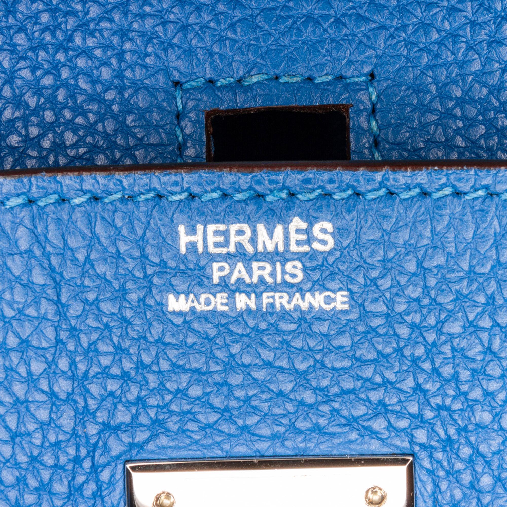 Hermes Blue 2011 Togo Birkin 30