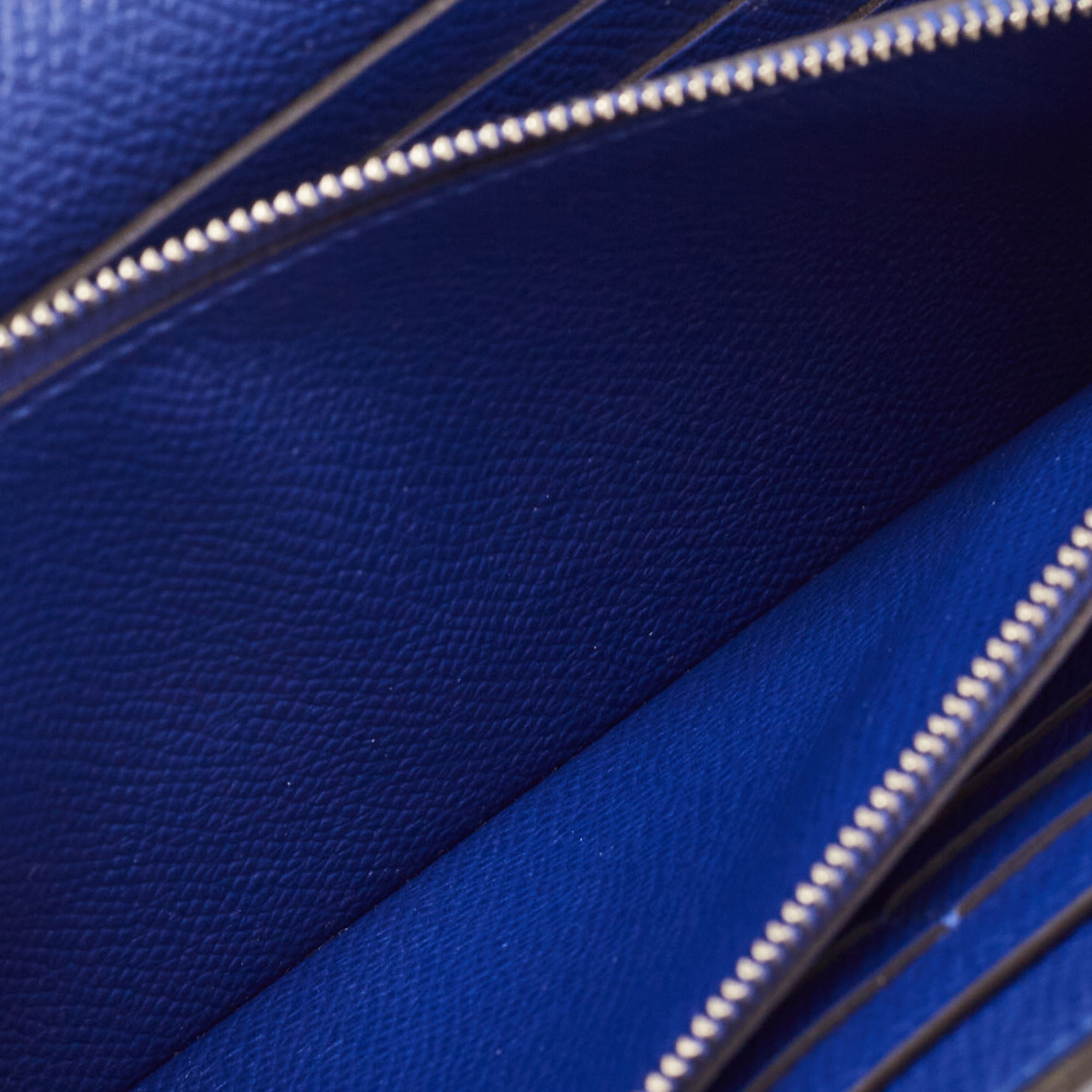 

Hermès Bleu Electrique Epsom Leather Kelly Classic Wallet, Blue