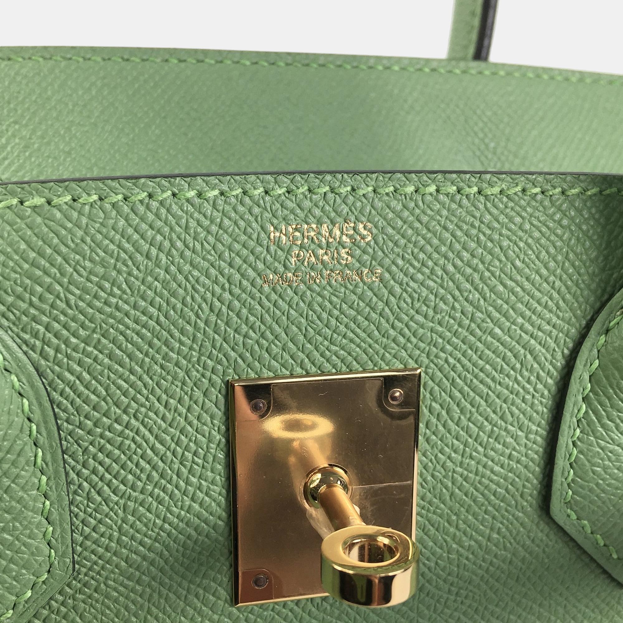 Hermes Green Epsom Birkin 30