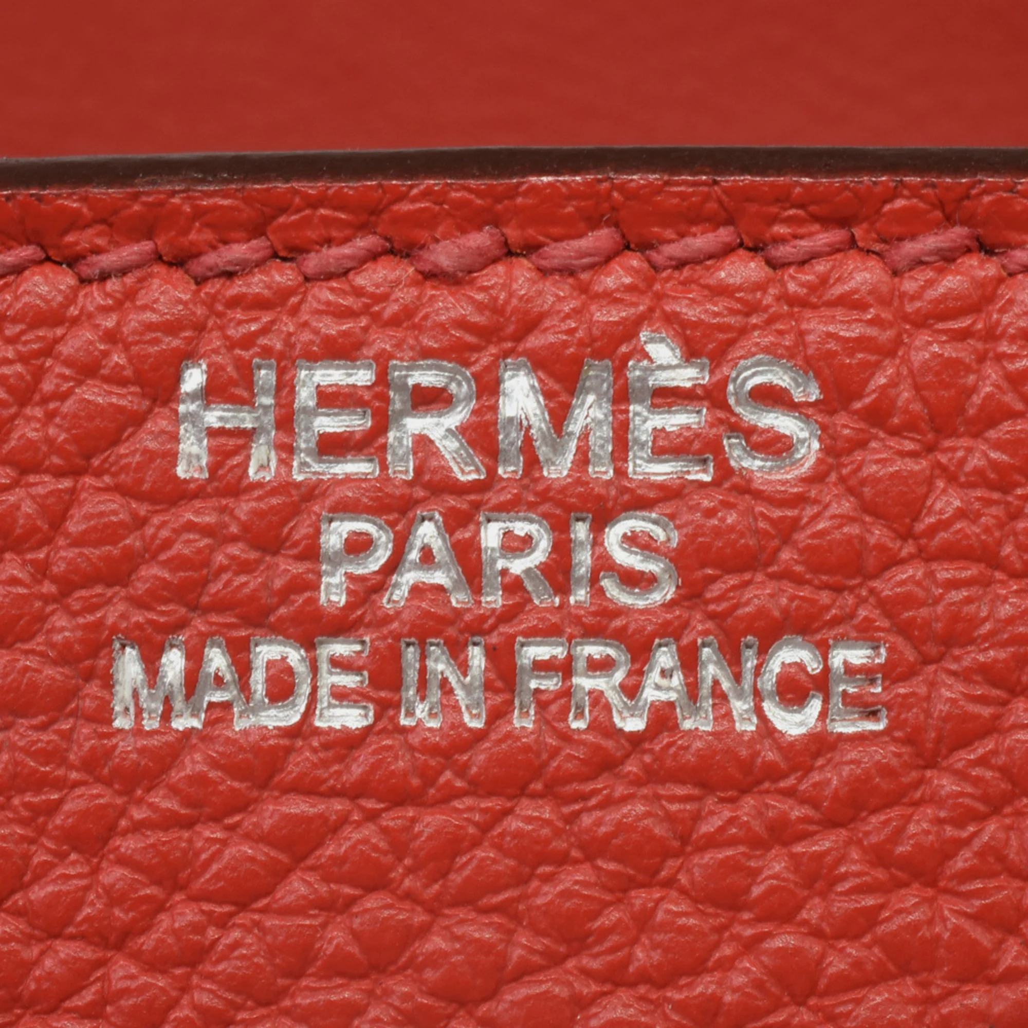HERMES Birkin 35 Togo Rouge Cazac P Stamp (manufactured In 2012) Red Handbag