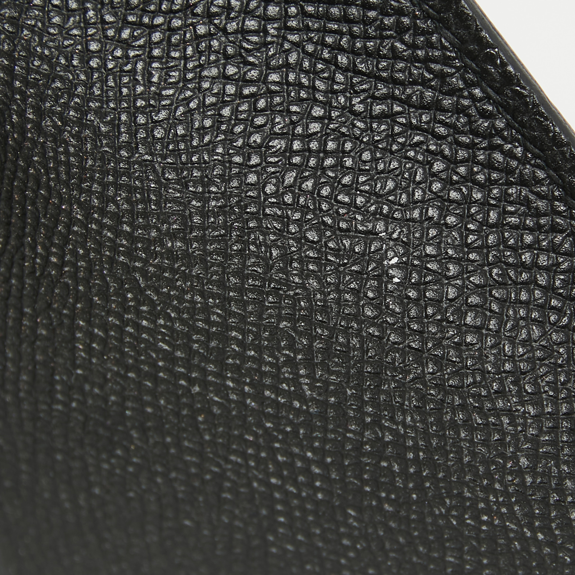 Hermes Black Epsom Leather Gold Hardware Kelly Sellier 32 Bag