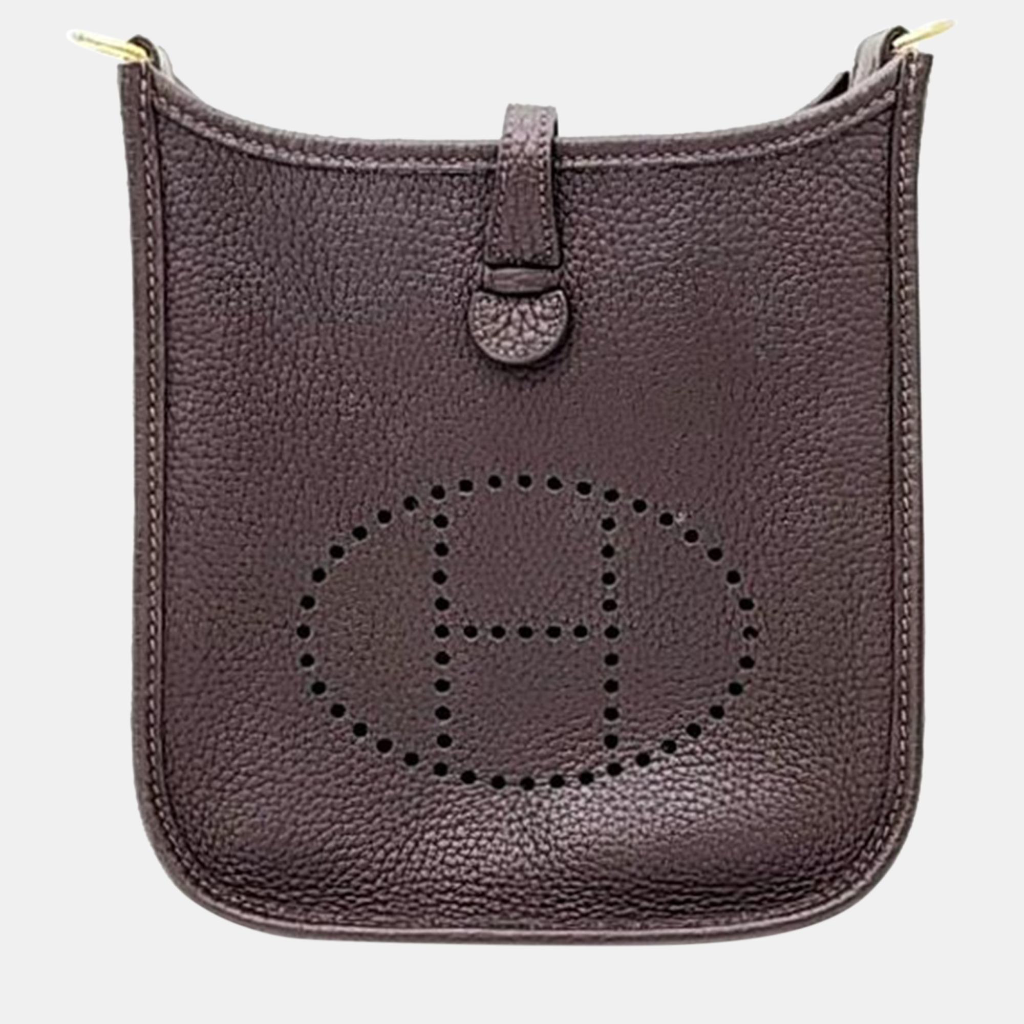 Hermes Brown Leather Evelyn 16 (Z)