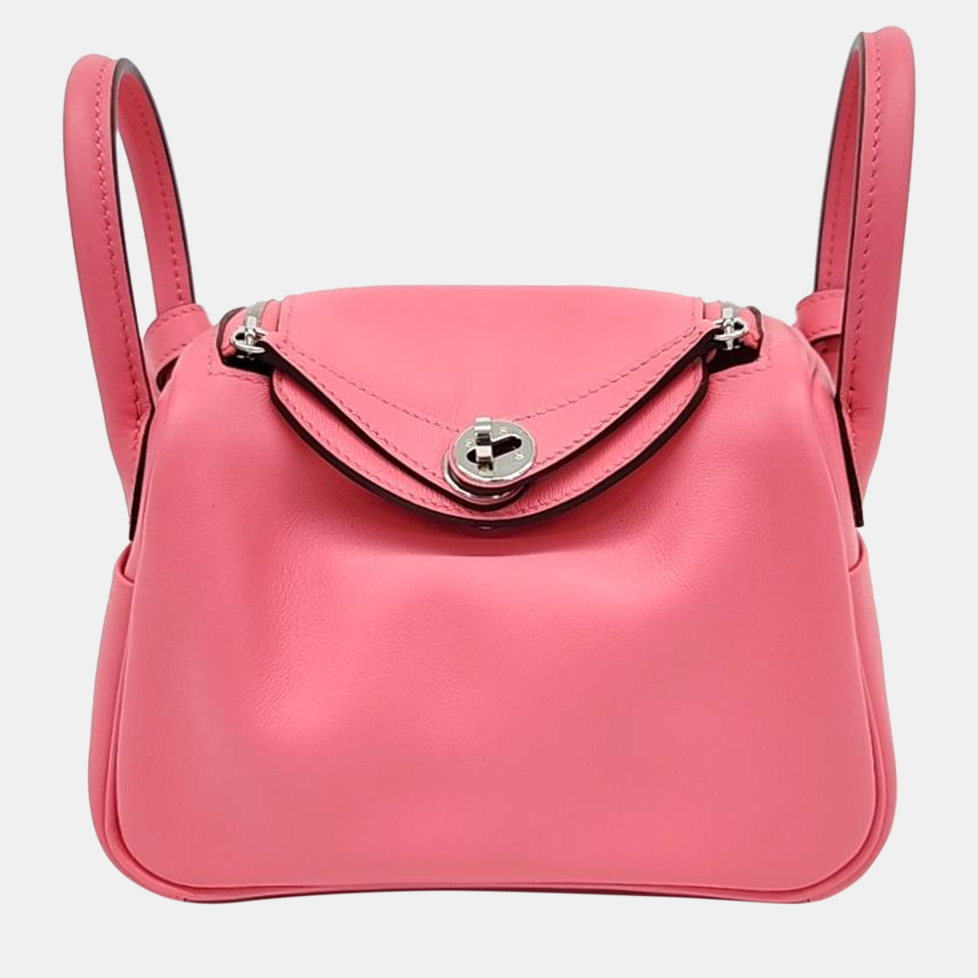Hermes Pink Leather Lindy 19 (B)