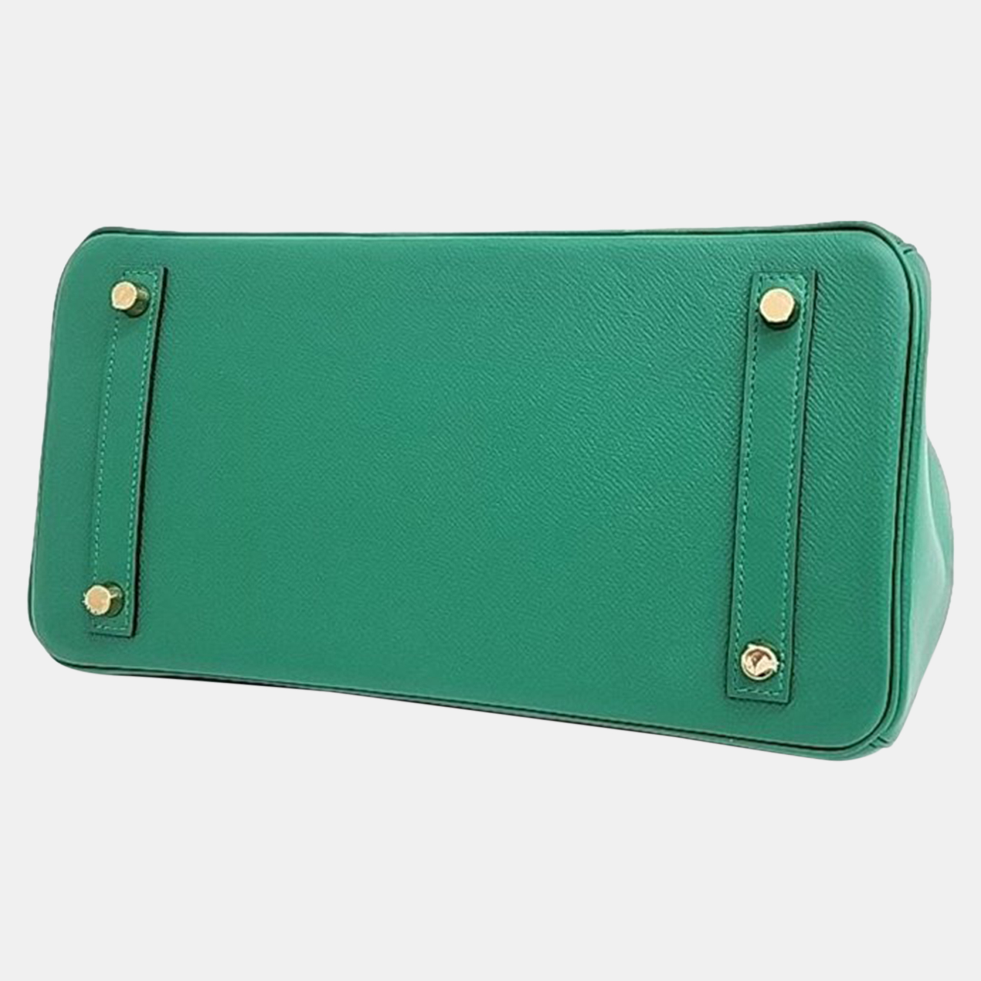 Hermes Birkin Green Leather 30 ( C )