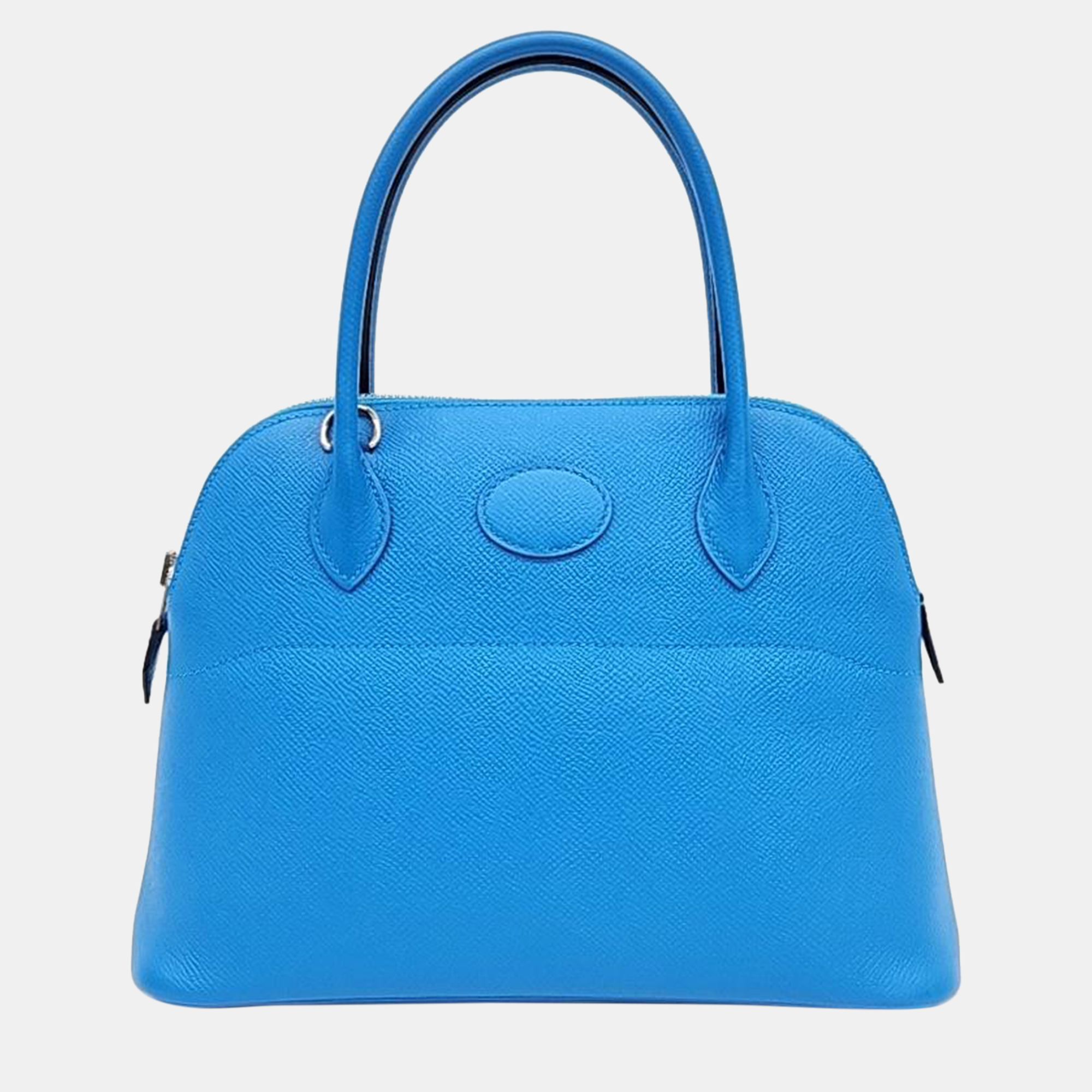 Hermes Blue Leather Bolide 27 (A)