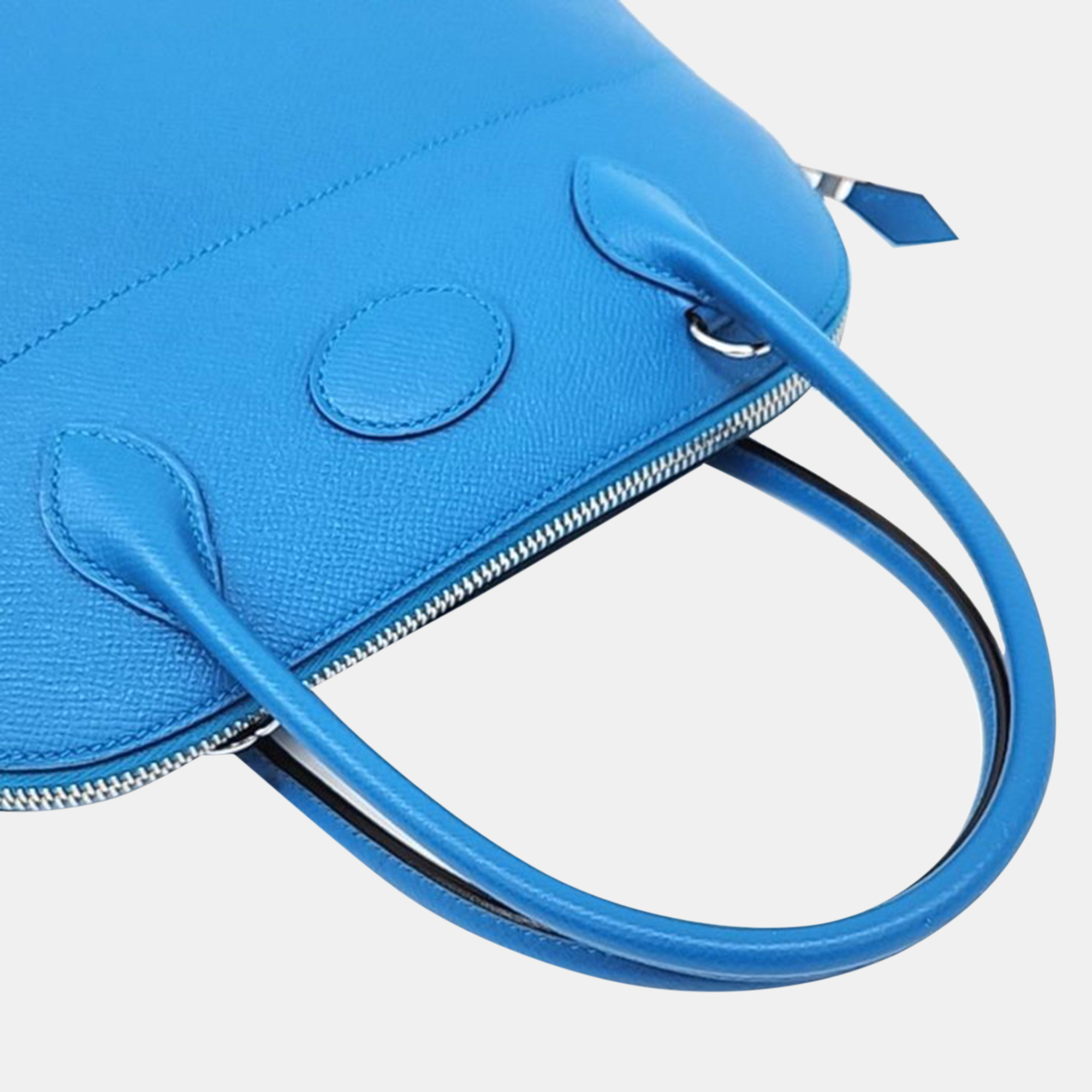 Hermes Blue Leather Bolide 27 (A)