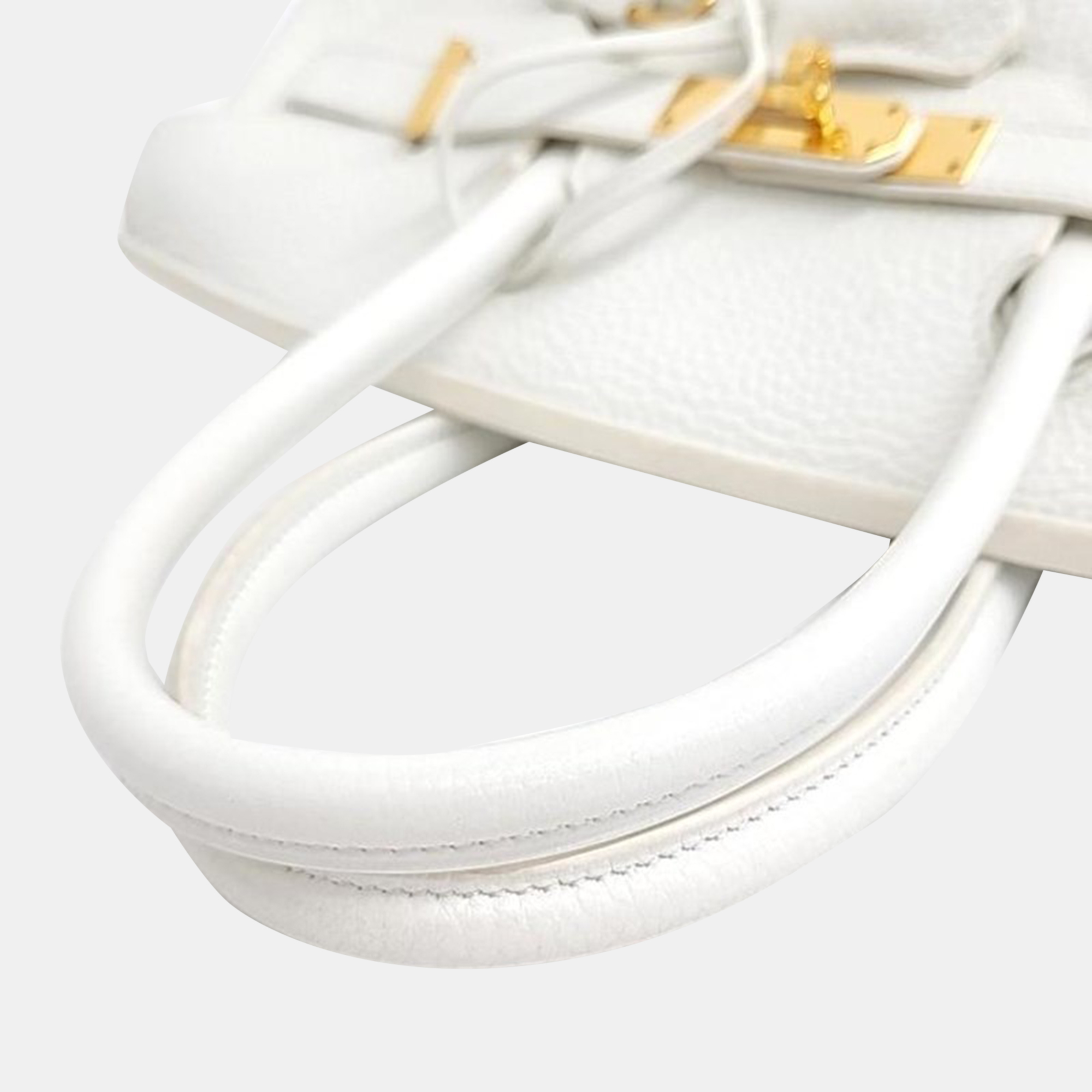 Hermes White Leather Birkin 30 (X)