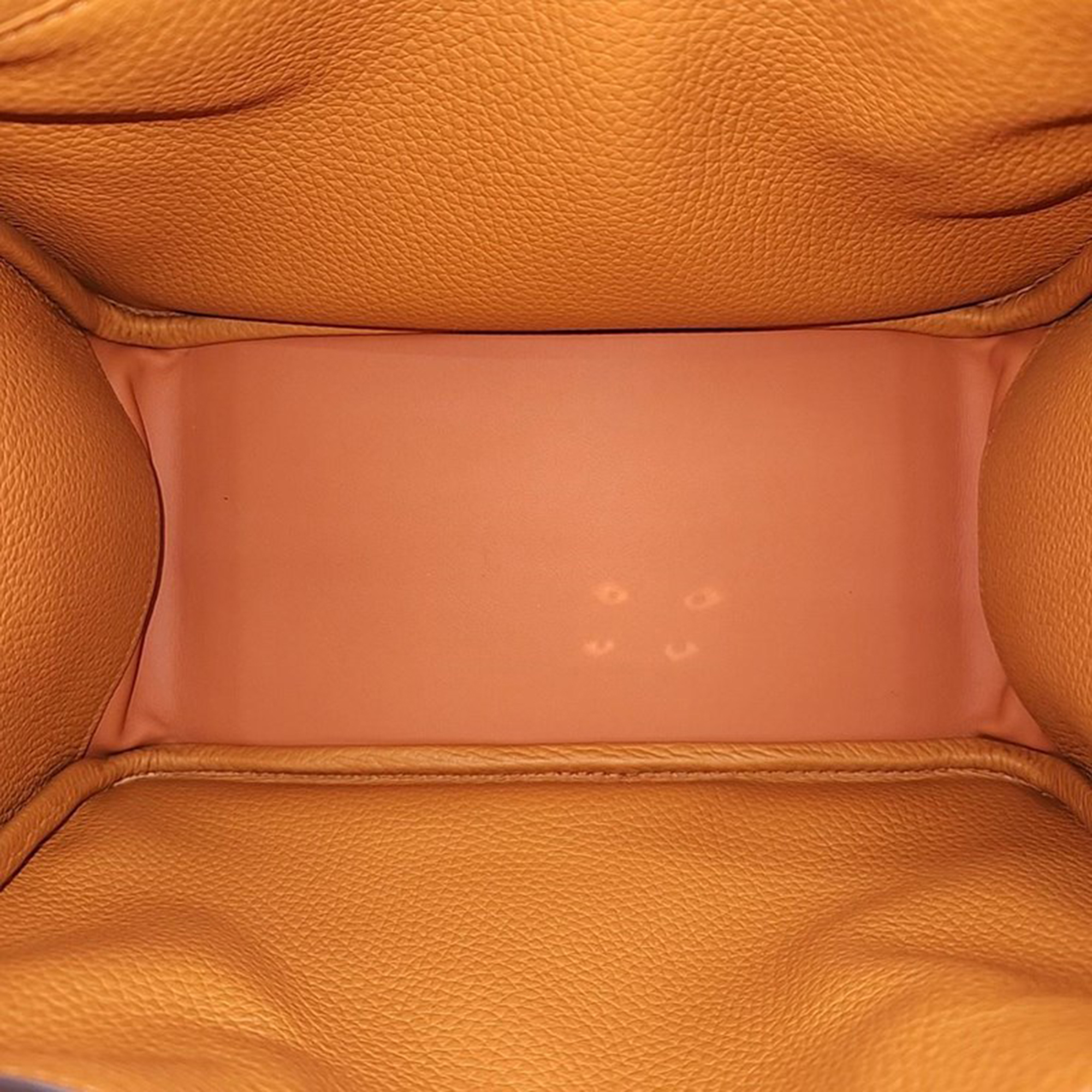 Hermes Orange Leather Lindy 26 (B)