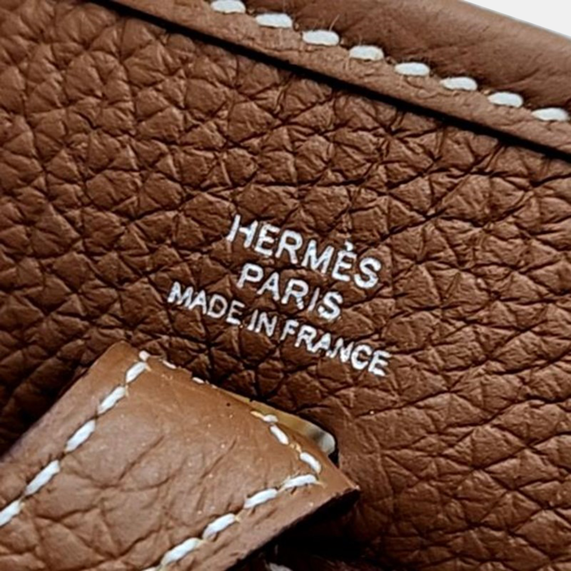 Hermes Brown Leather Evelyn 16 (B)