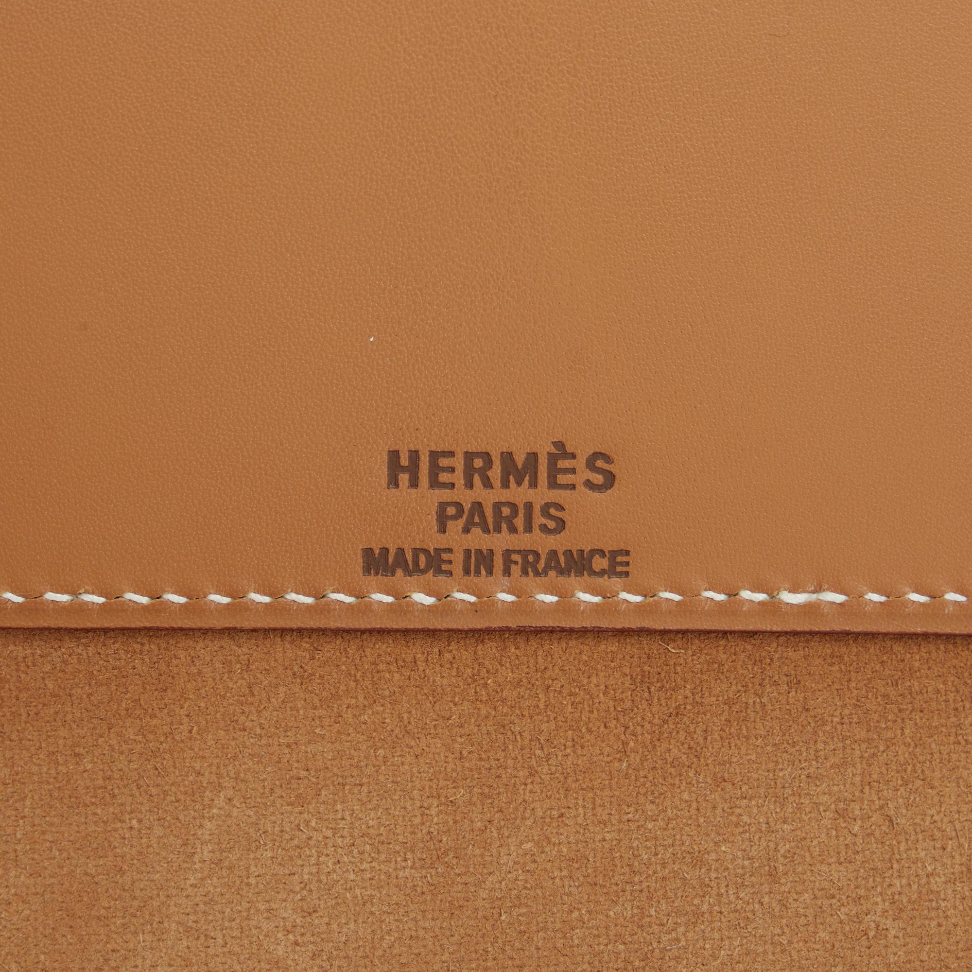 Hermes Brown Dogon Clutch Bag