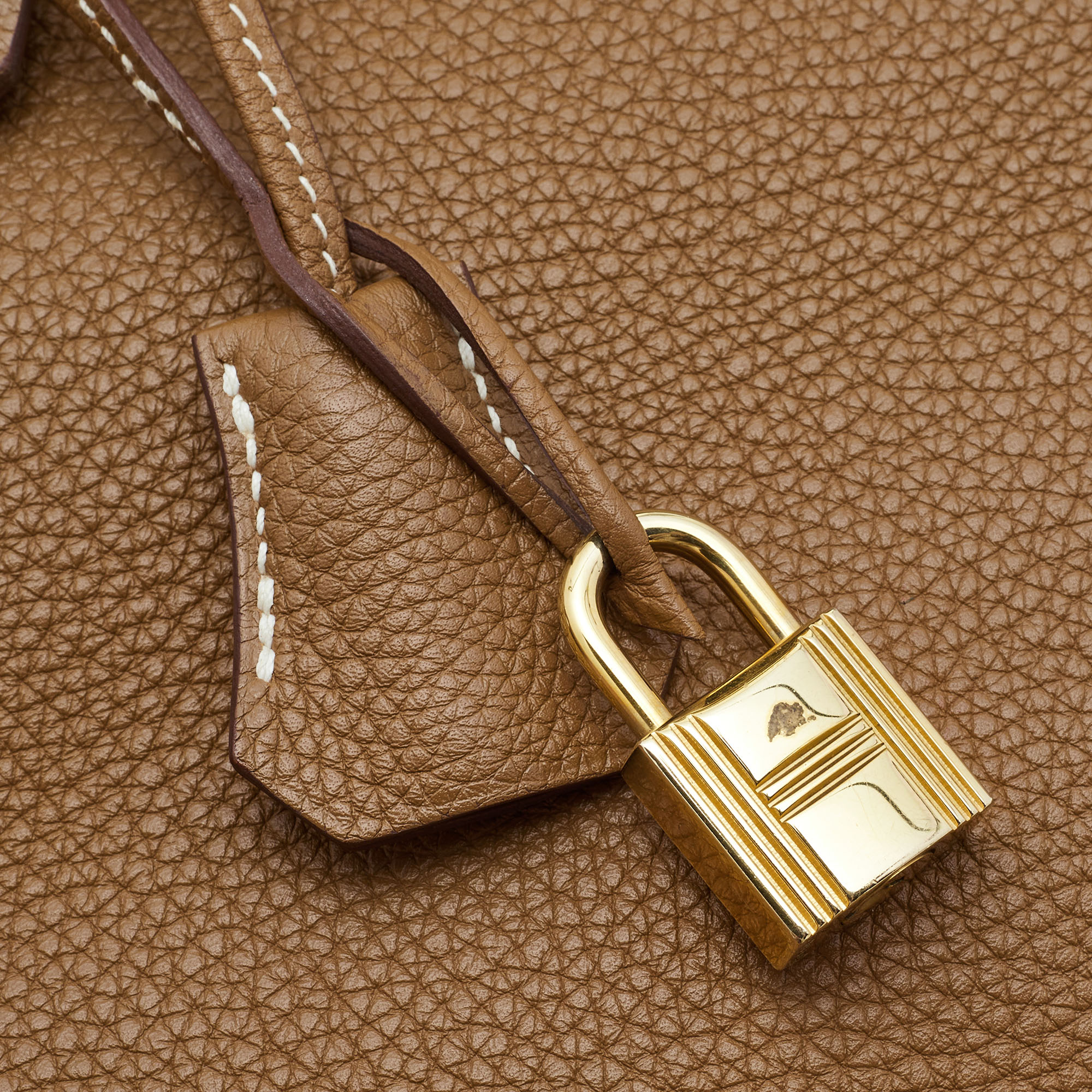 Hermes Gold Togo Leather Gold Finish Birkin 35 Bag