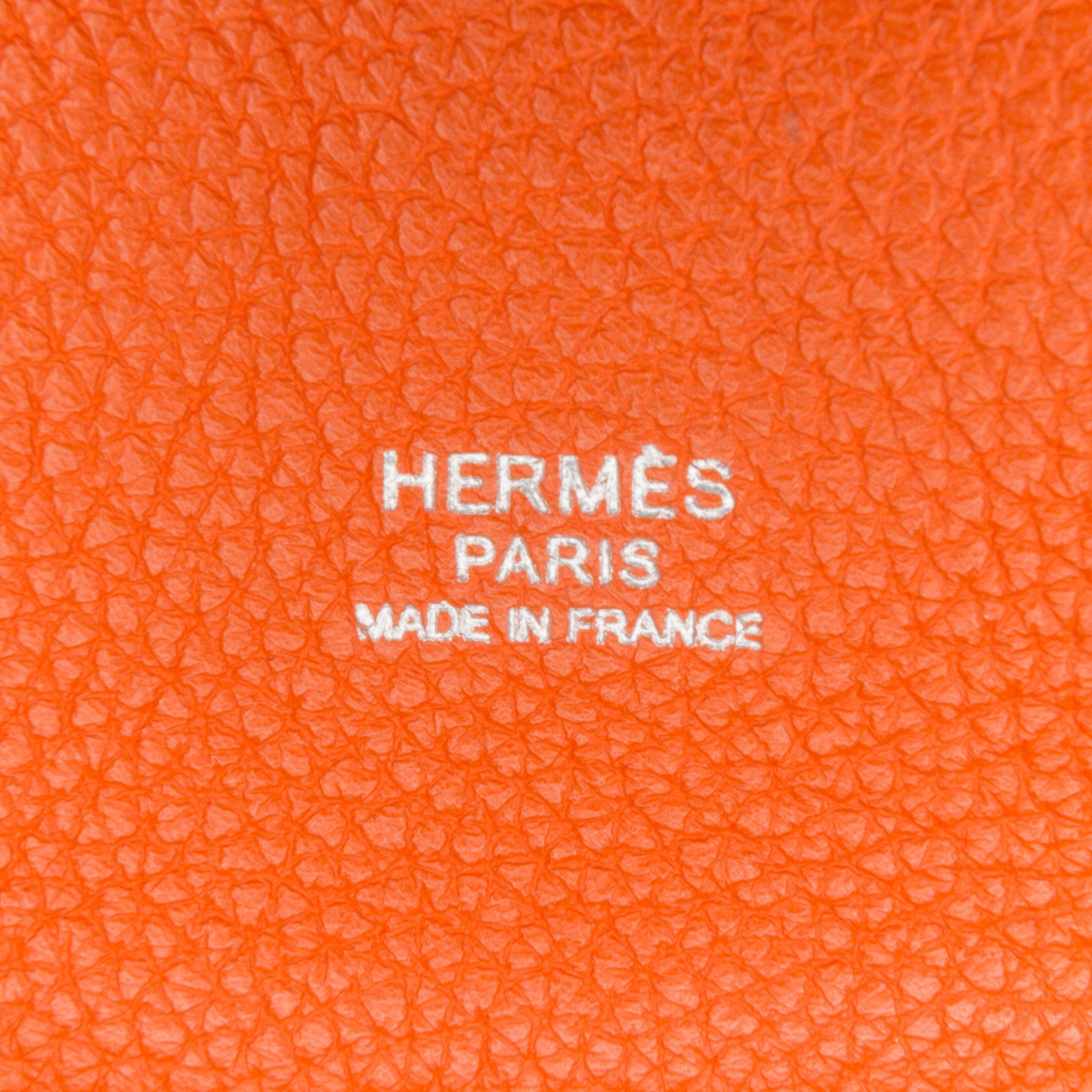 Hermes Orange Togo So Kelly 22