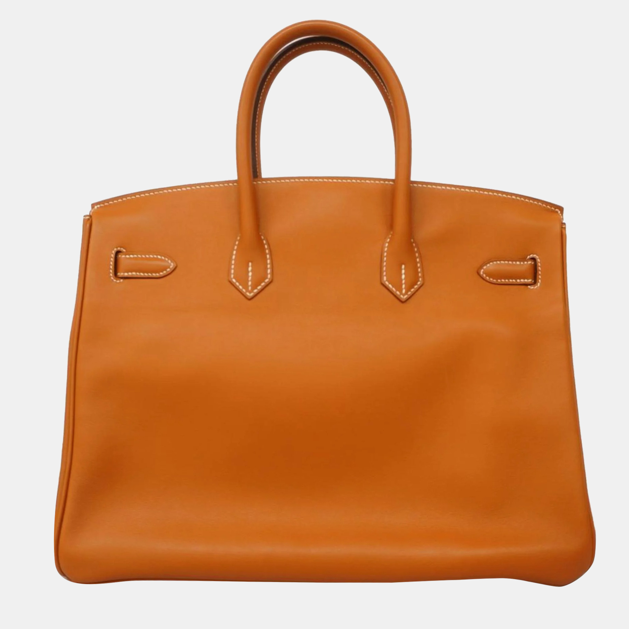 Hermes Handbag Birkin 35 Swift Gold Silver Hardware Ladies, Orange
Hermes Handbag Birkin 35 Swift Gold Silver Hardware Ladies, Orange