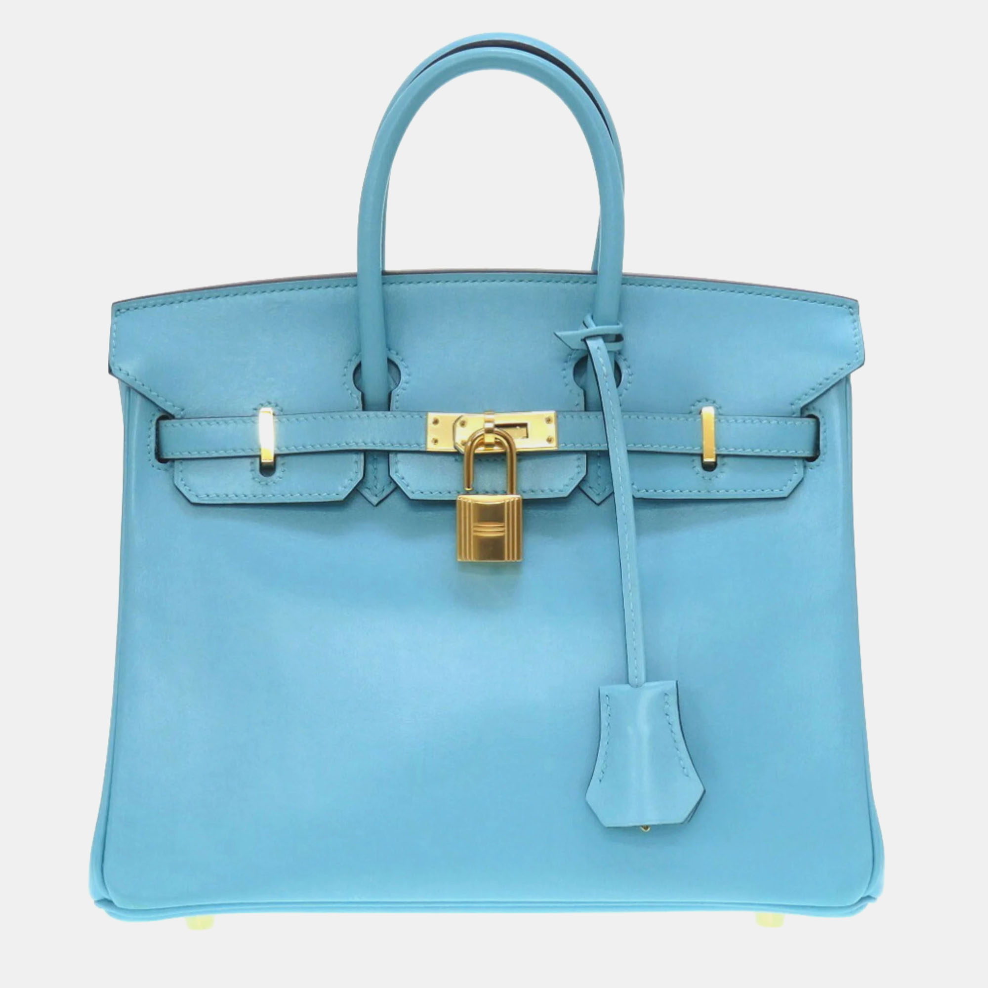 Hermes votadelact blue birkin 25 handbag