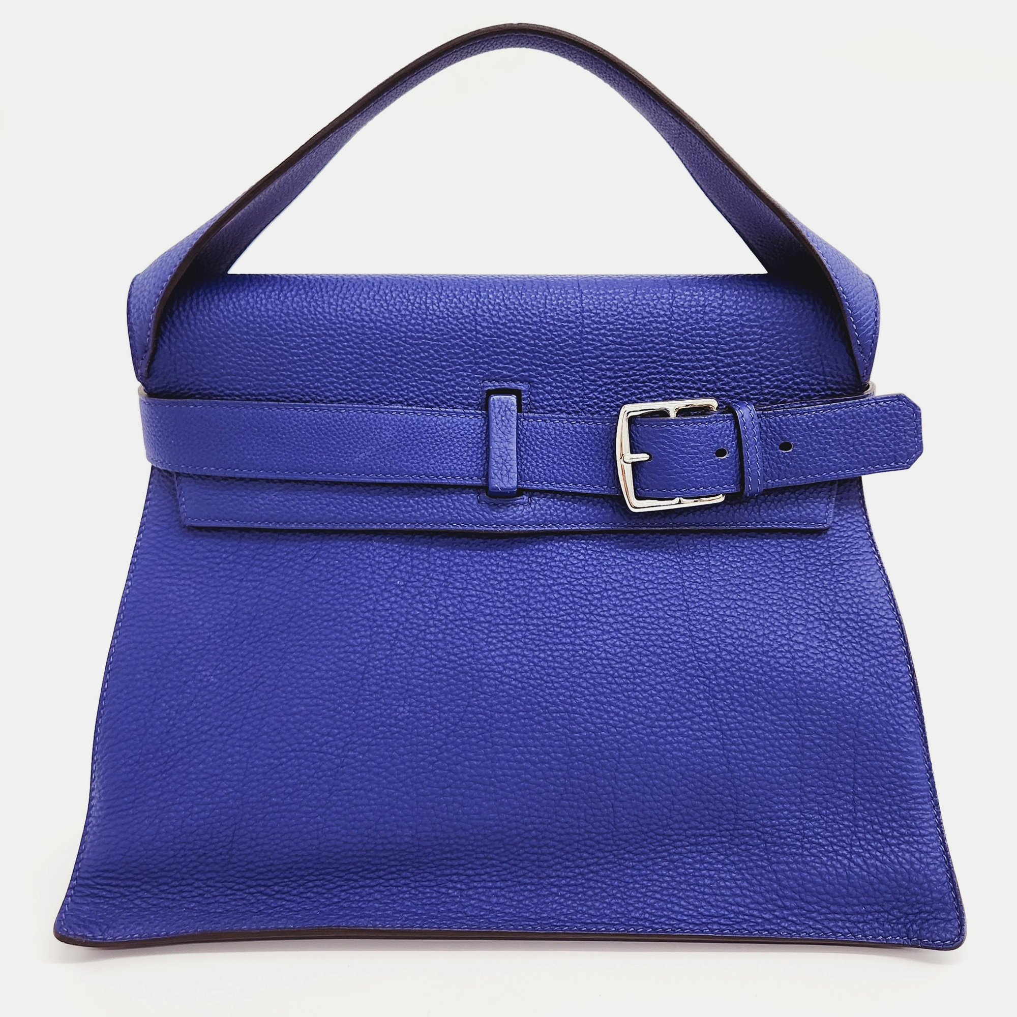 Hermes purple leather etribelt bag