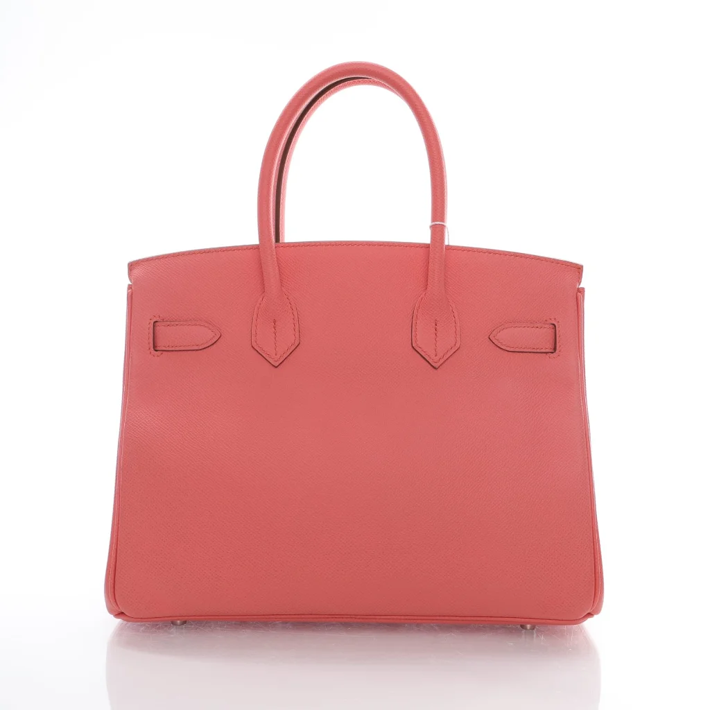 Hermes Flamingo Epsom Birkin 30 Handbag