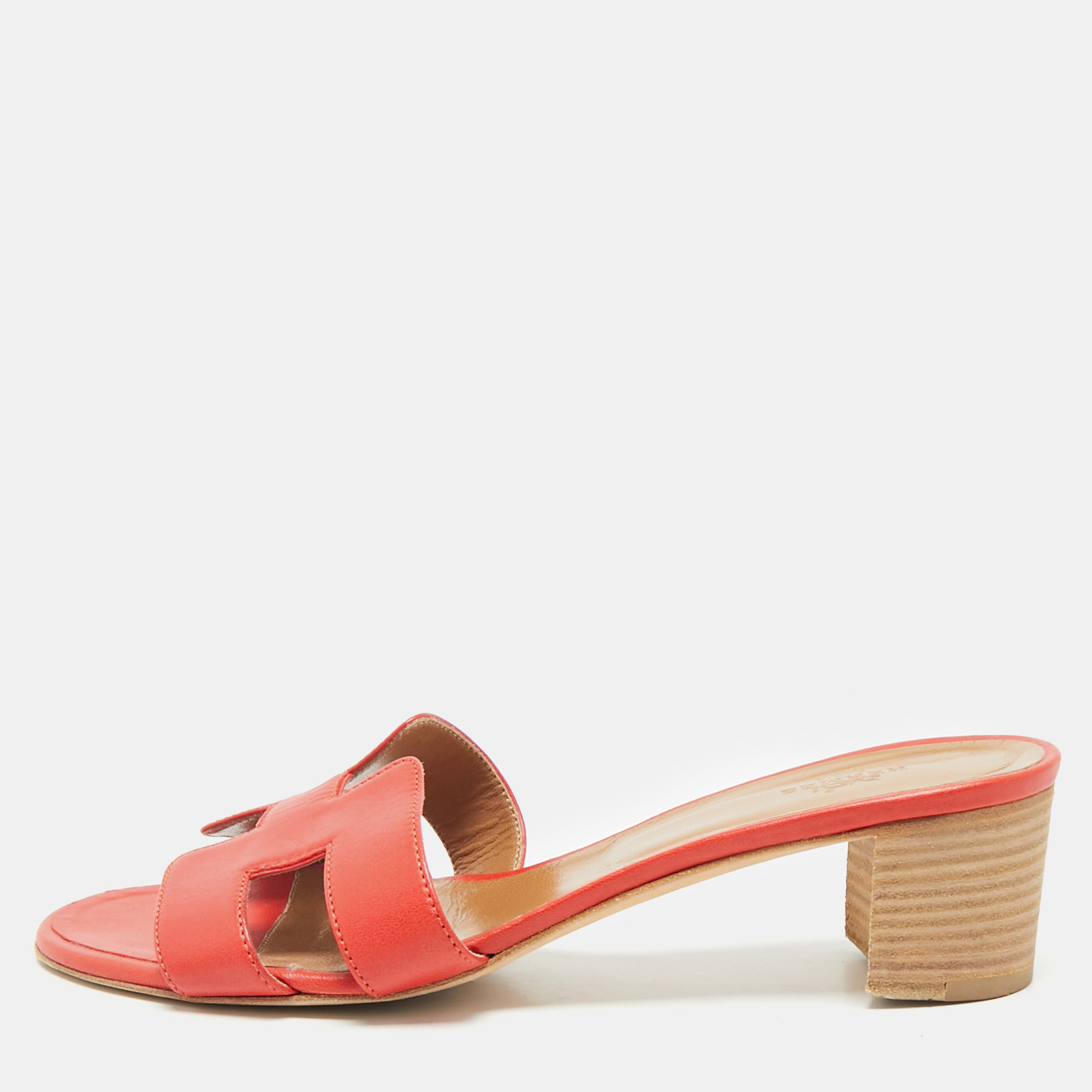 Hermes Red Leather Oasis Slides Size
Hermes Red Leather Oasis Slides Size