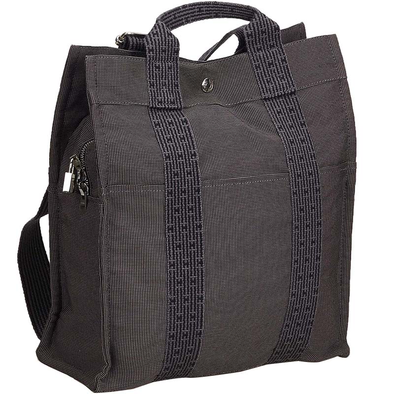 Hermes Dark Gray Canvas Herline Backpack PM Travel Backpack, Grey
Hermes Dark Gray Canvas Herline Backpack PM Travel Backpack, Grey