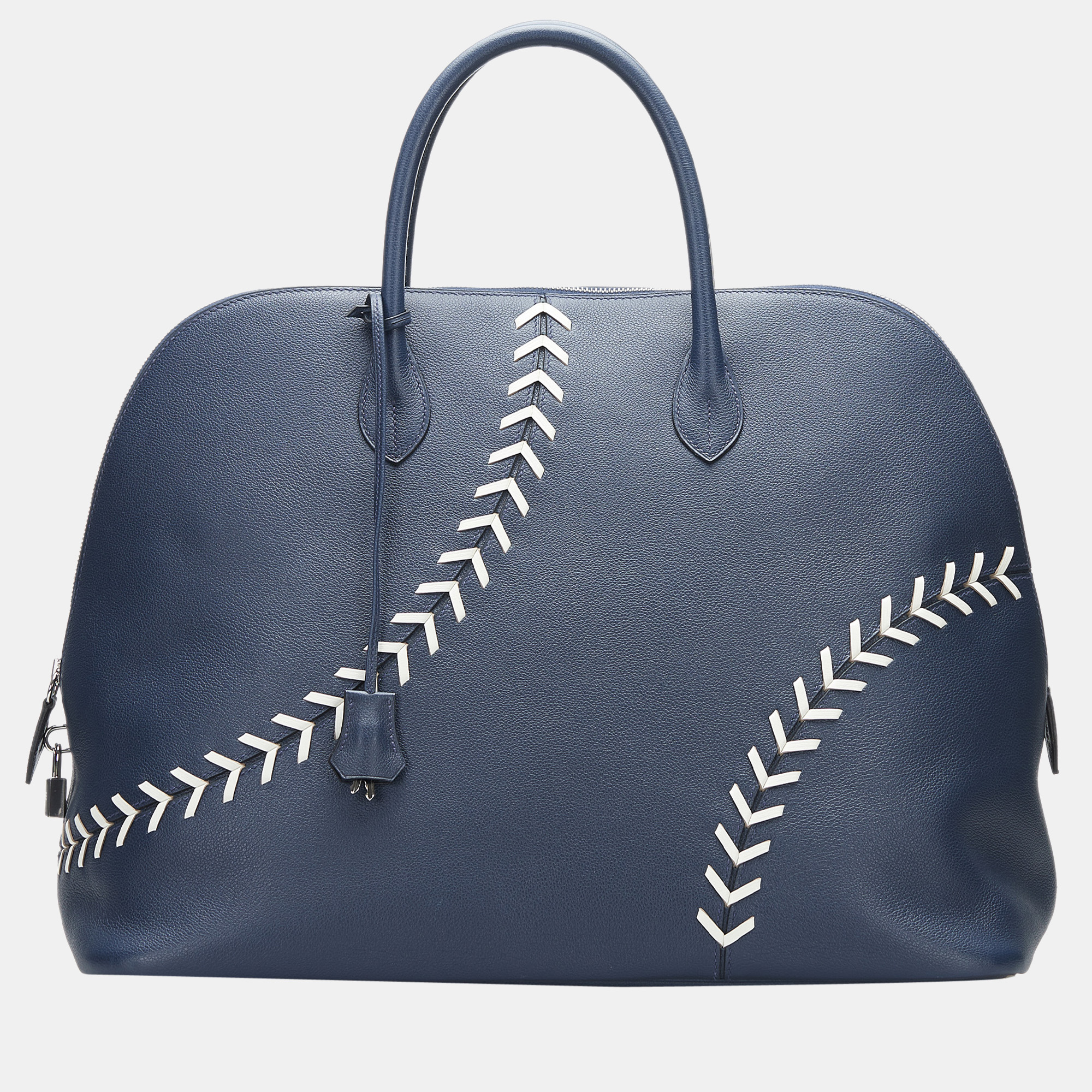 Hermes Blue Baseball Bolide Bag