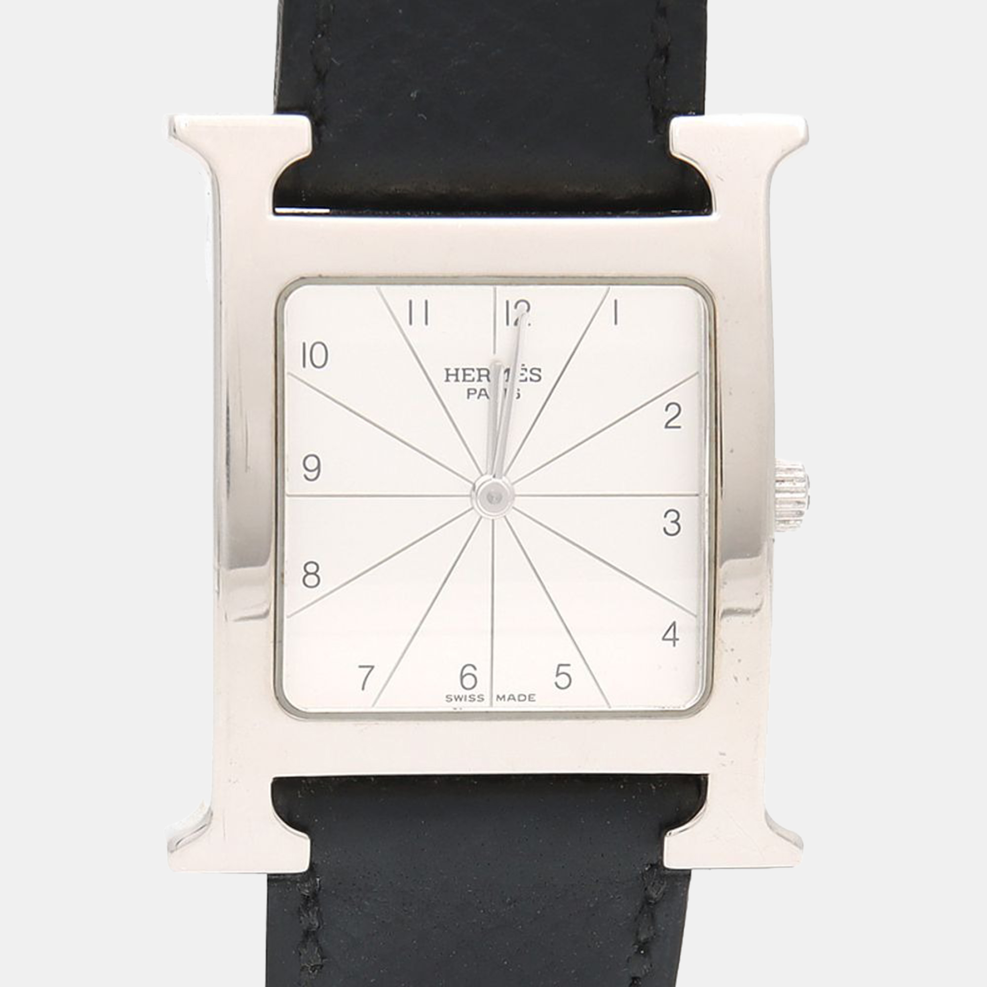 Hermes Heure H HH1.505 Quartz Stainless Steel Womens Wristwatch 26 mm, White
Hermes Heure H HH1.505 Quartz Stainless Steel Womens Wristwatch 26 mm, White