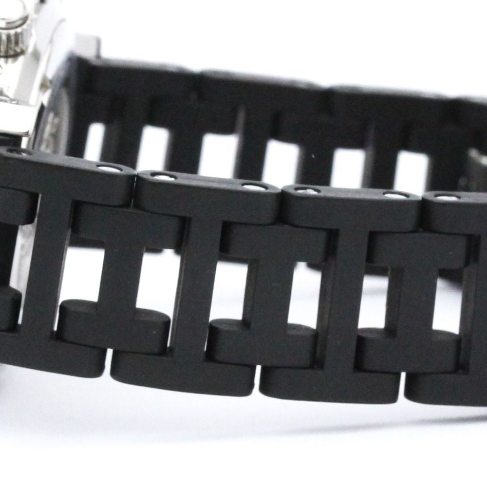 Hermes Black Stainless Steel Clipper CL2.315 Women's Wristwatch 30 Mm