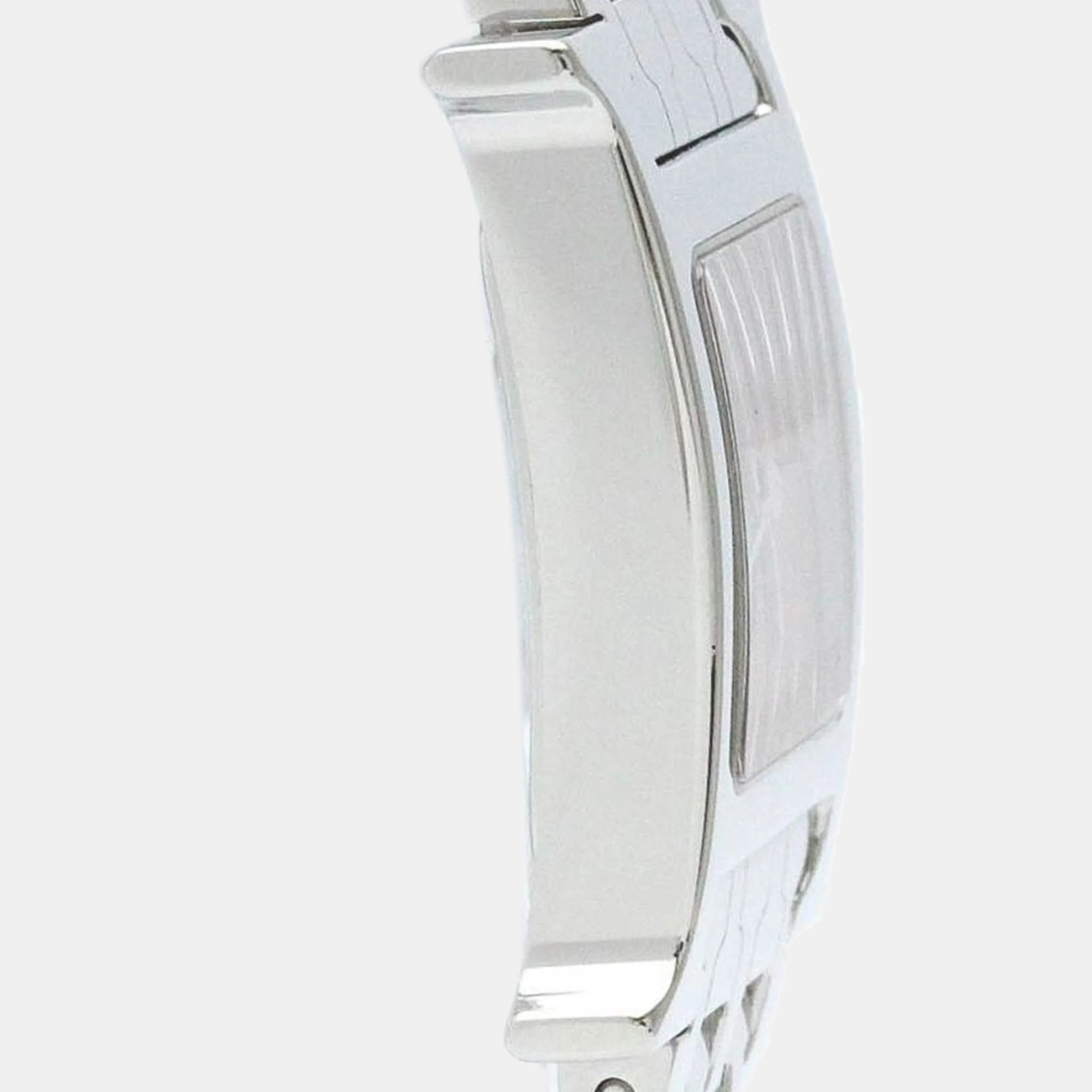 Hermes Orange Stainless Steel Heure H HH1.210 Quartz Women's Wristwatch 21 Mm