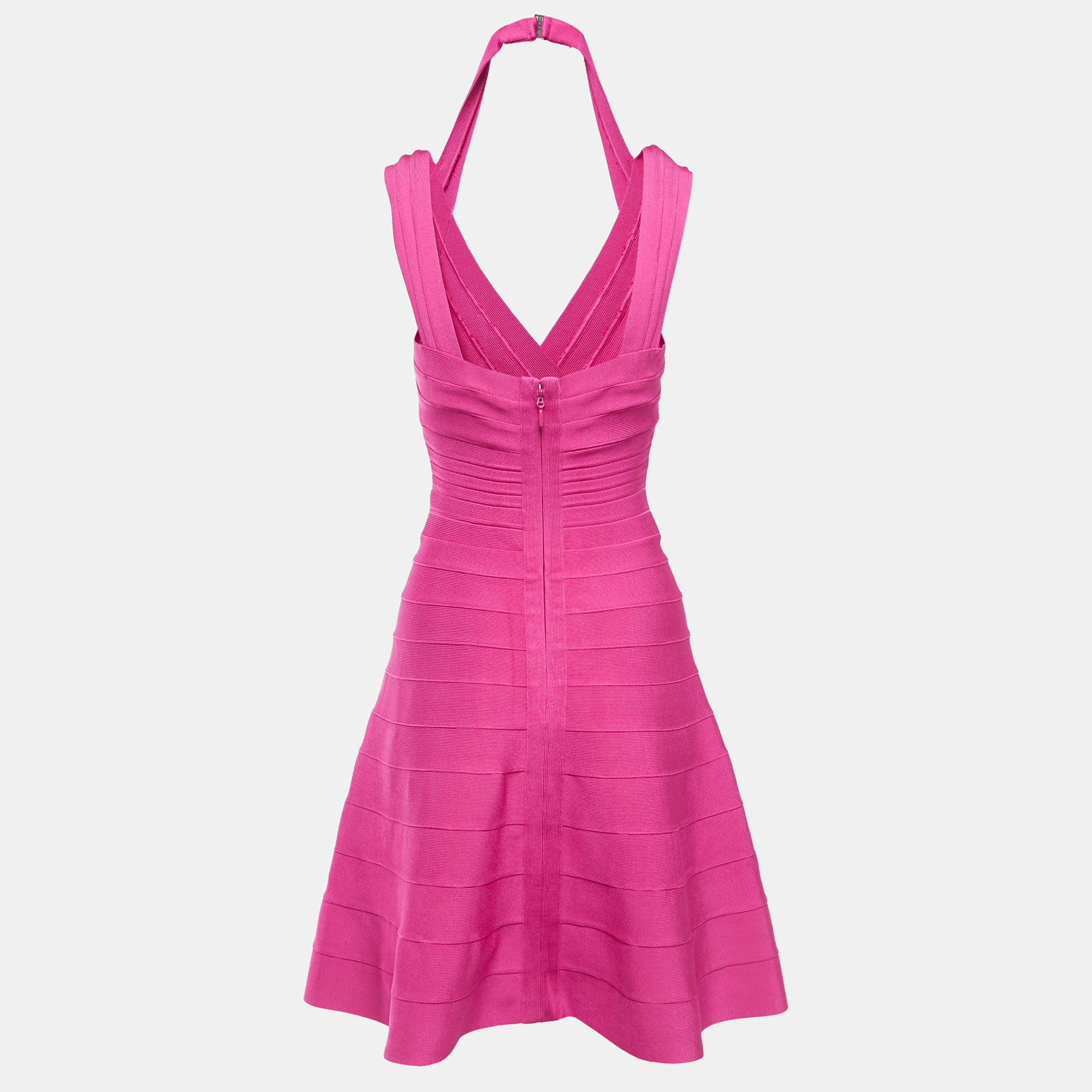 Herve Leger Pink Bandage Knit Rebekka Dress
Herve Leger Pink Bandage Knit Rebekka Dress