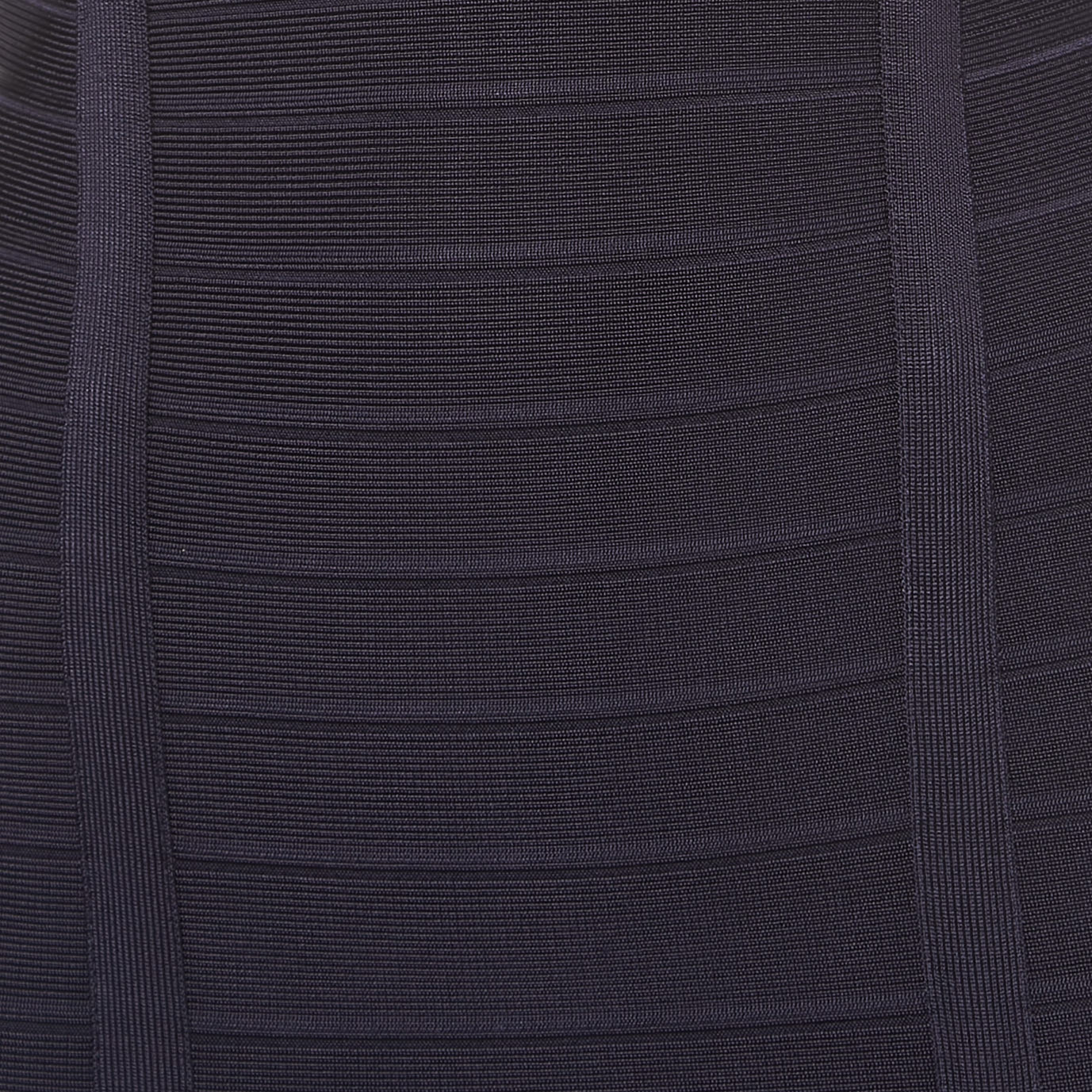 Herve Leger Navy Blue Knit Darby Bandage Dress S