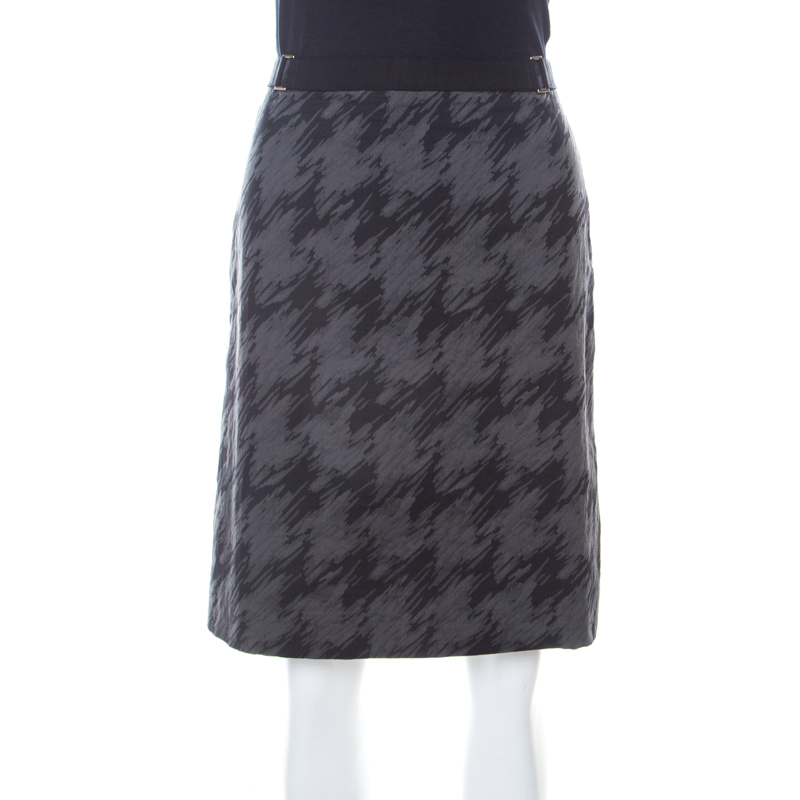 

Hugo Boss Dark Grey Cotton A Line Short Skirt