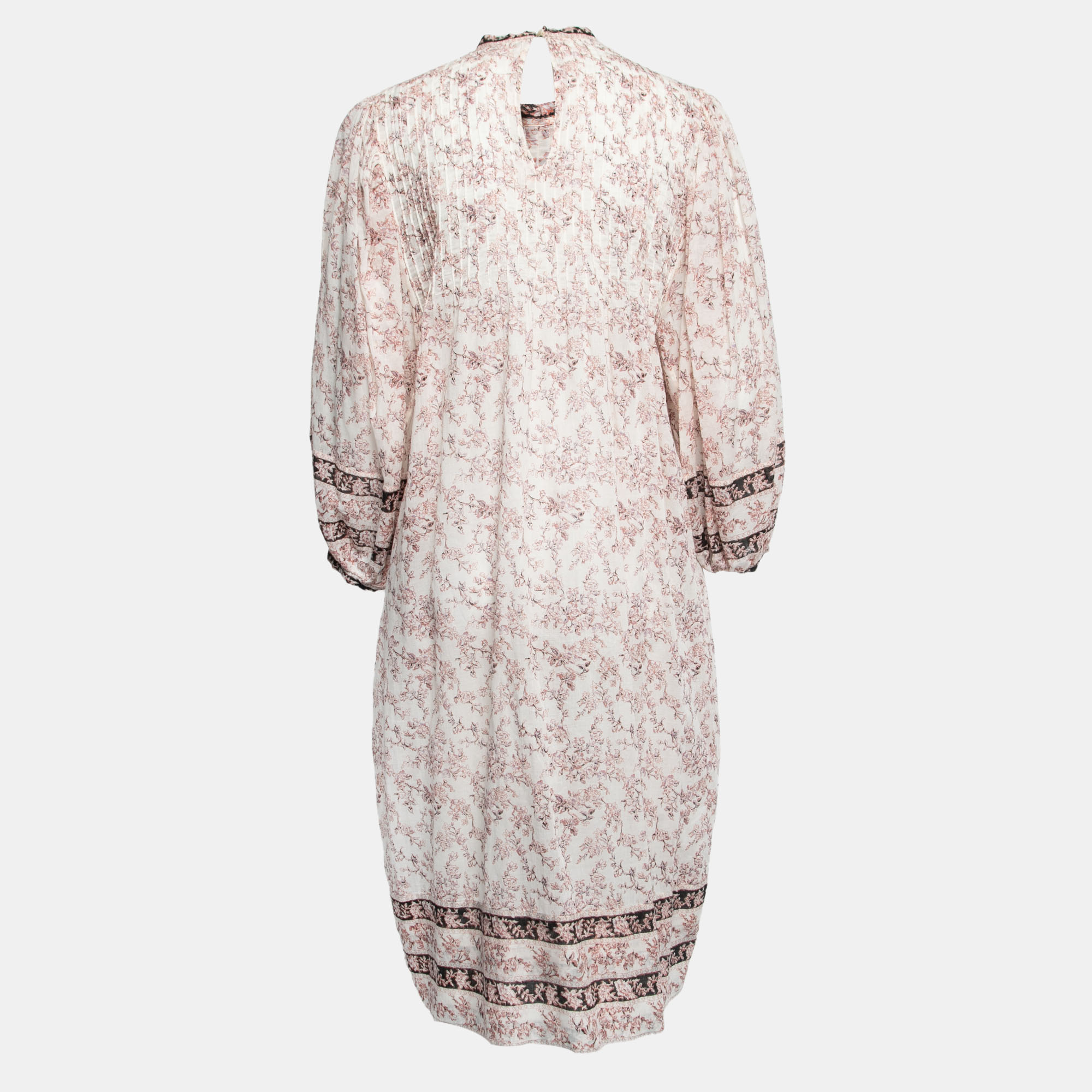 Isabel Marant Etoile Multicolor Floral Printed Cotton Pleated Long Sleeve Mini Dress
Isabel Marant Etoile Multicolor Floral Printed Cotton Pleated Long Sleeve Mini Dress