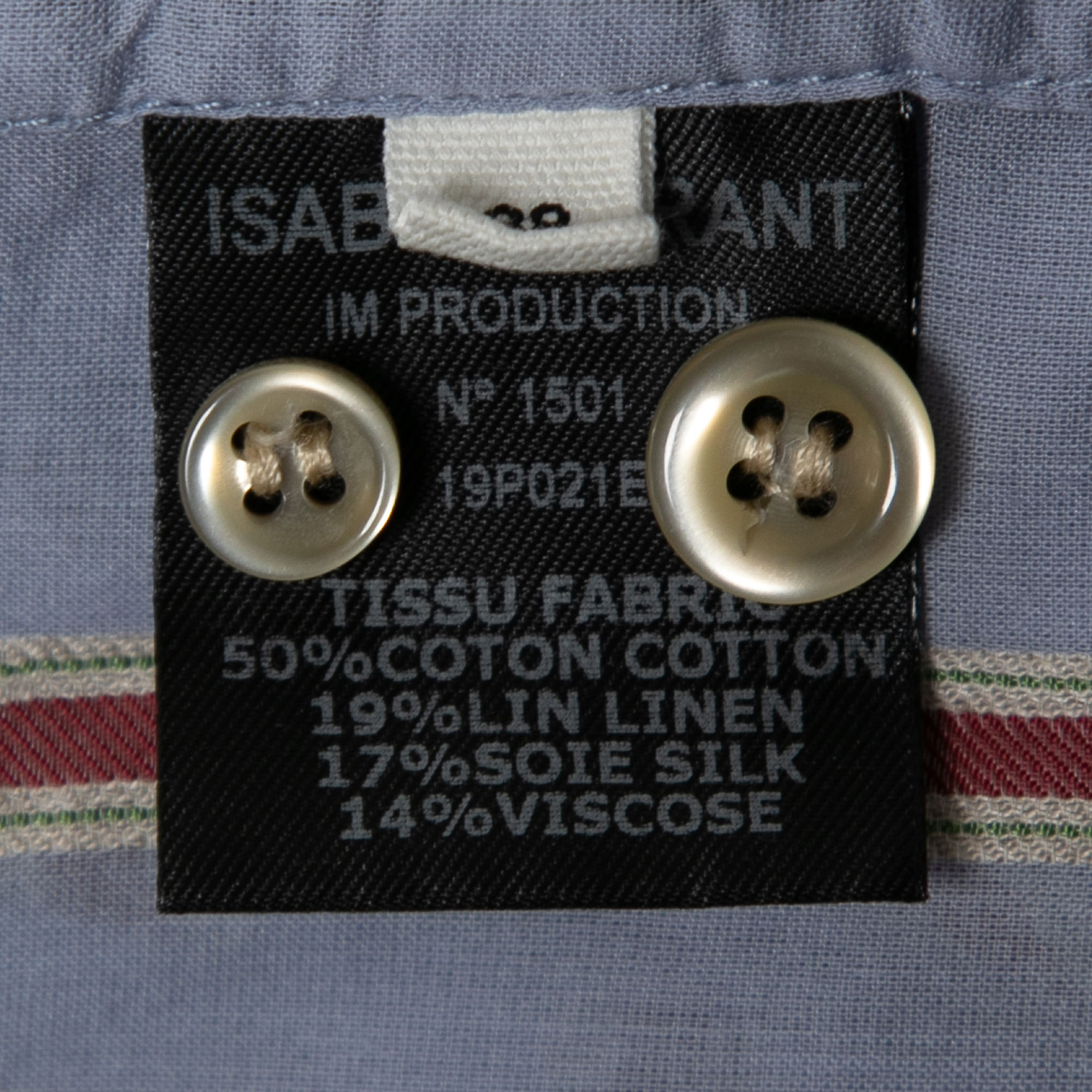Isabel Marant Etoile Blue Striped Cotton Blend Yucca Shirt Dress M