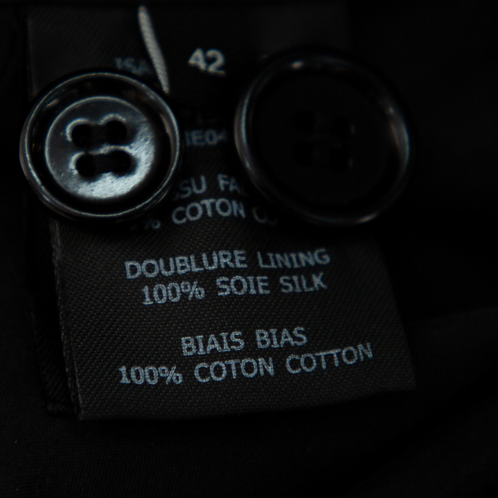 Isabel Marant Black Cotton Studded Paneled Eloma Pants L