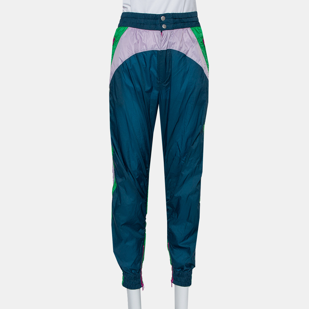 Isabel marant color block synthetic raruso joggers m