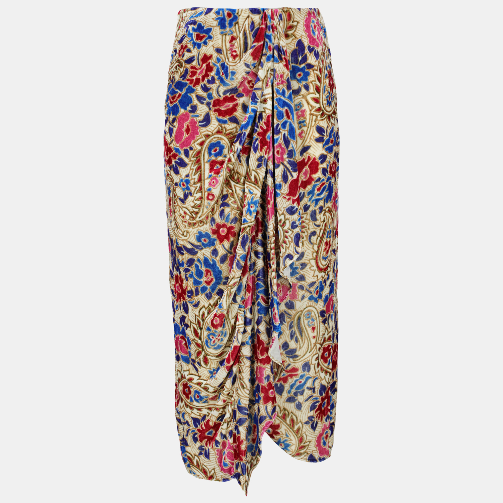 Isabel Marant Women's Synthetic Fibers Midi Skirt - Beige - S