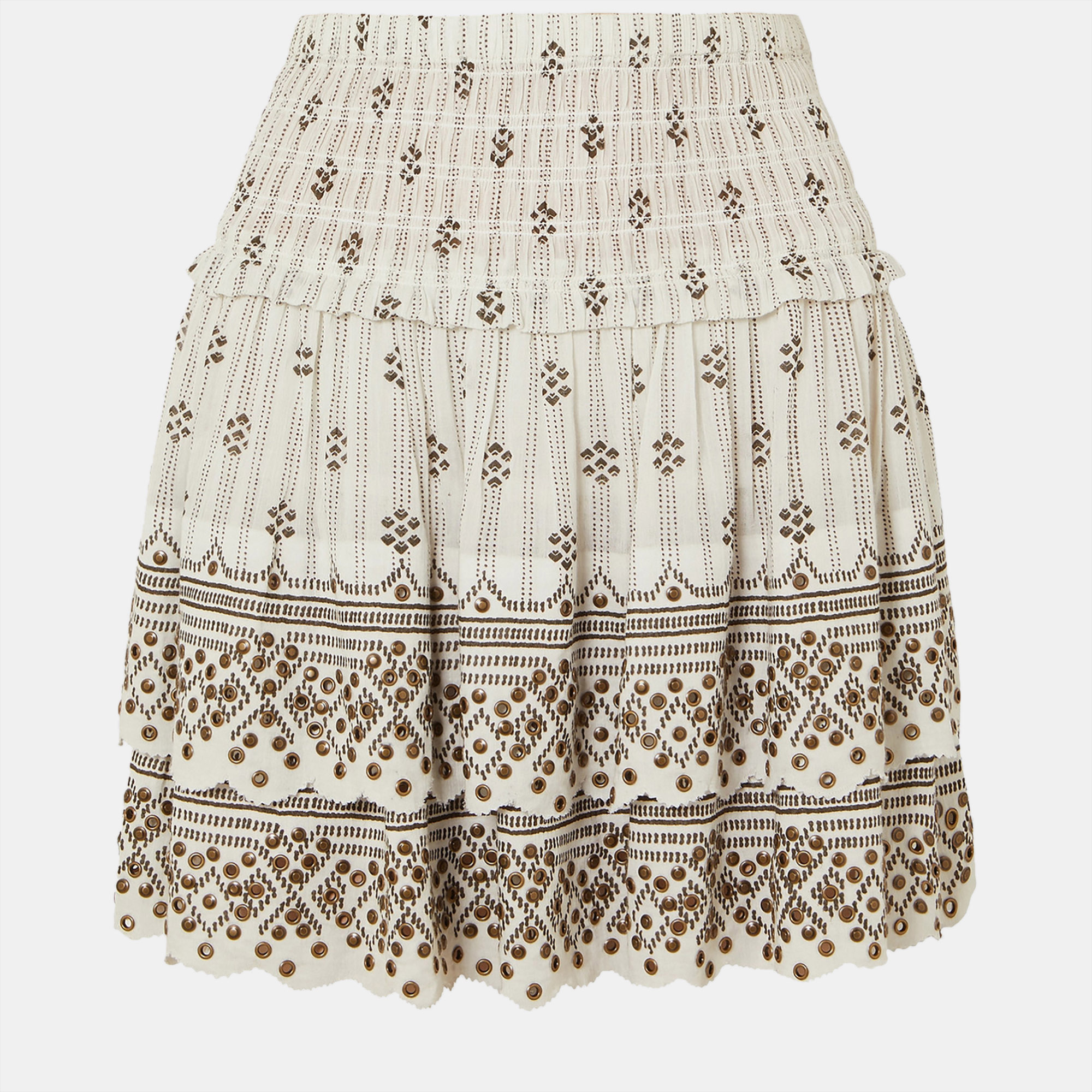 Isabel marant cotton mini skirts 42