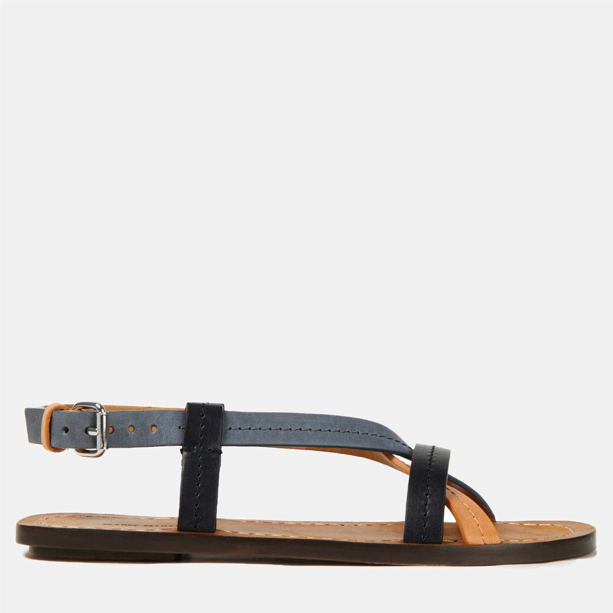 

Isabel Marant Leather Strappy Flat Sandals, Multicolor