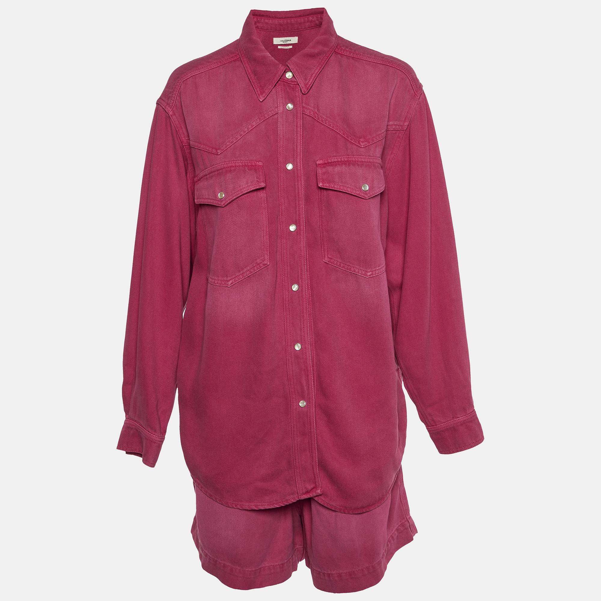 Isabel Marant Pink Denim Taniami/Teresa Shirt and Shorts Set S
Isabel Marant Pink Denim Taniami/Teresa Shirt and Shorts Set S