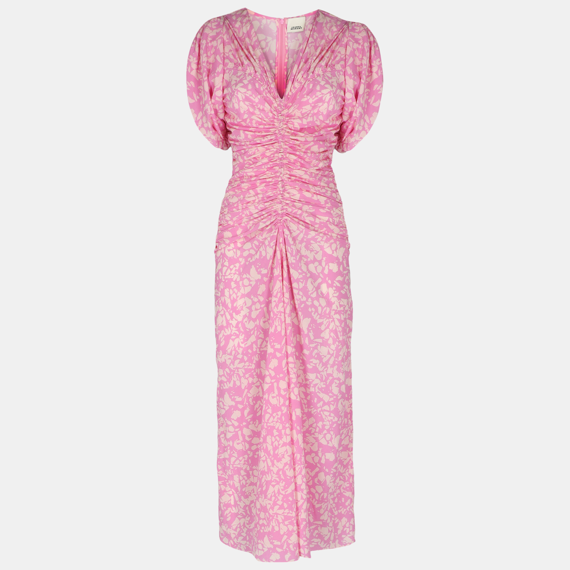 Isabel Marant  Women's Silk Longuette Dress - Pink - M
