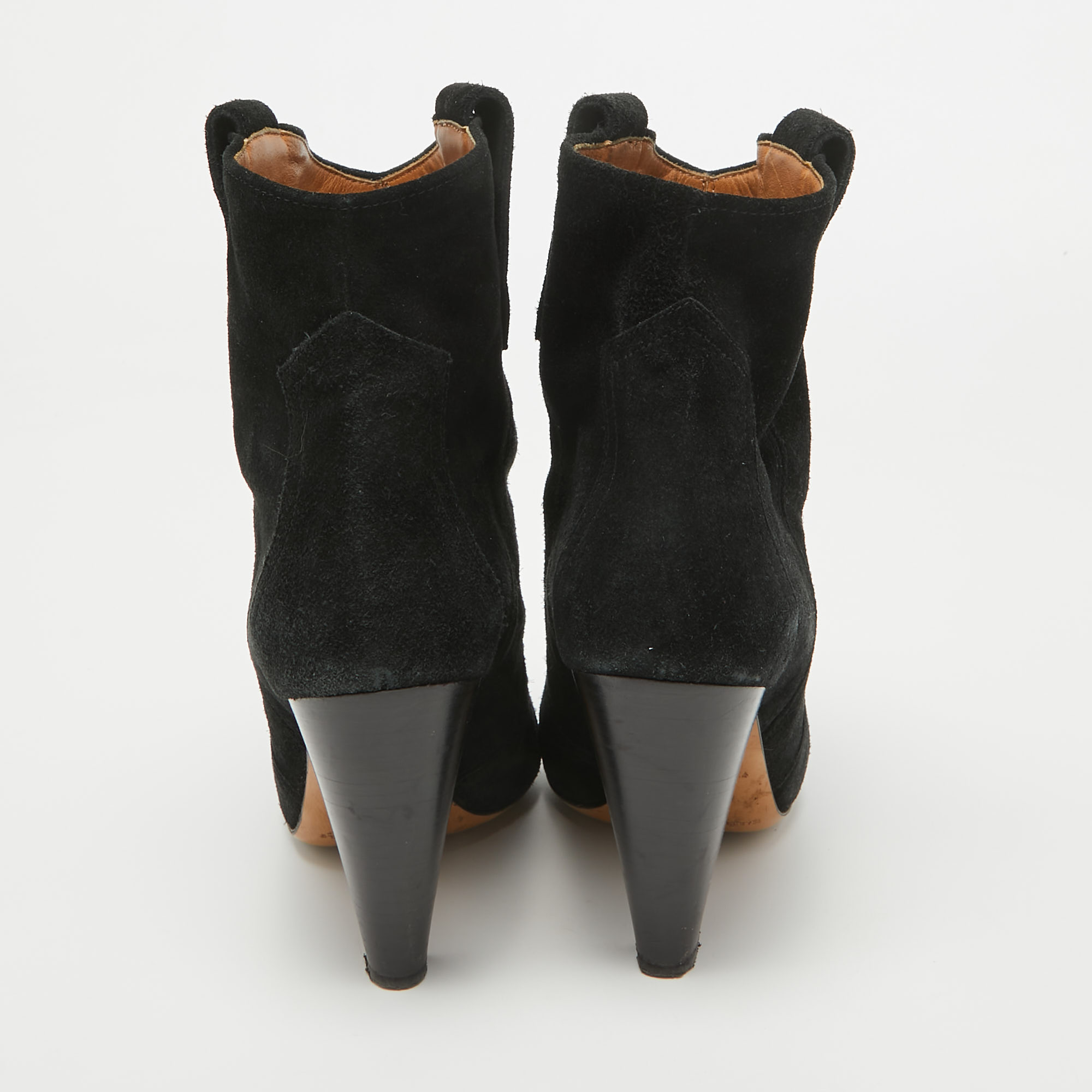 Isabel Marant Black Suede Ankle Boots Size 37