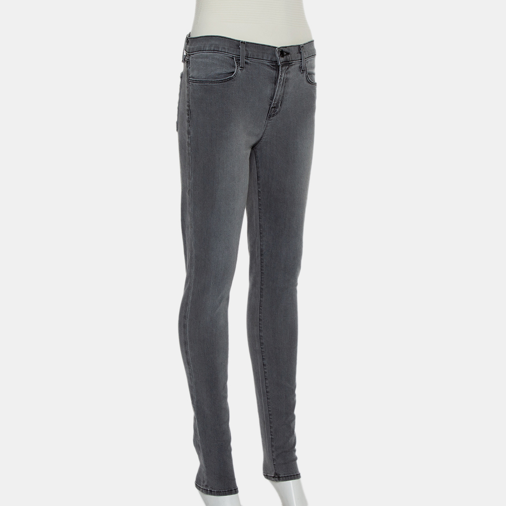 J Brand Grey Denim Super Skinny Maria Jeans M